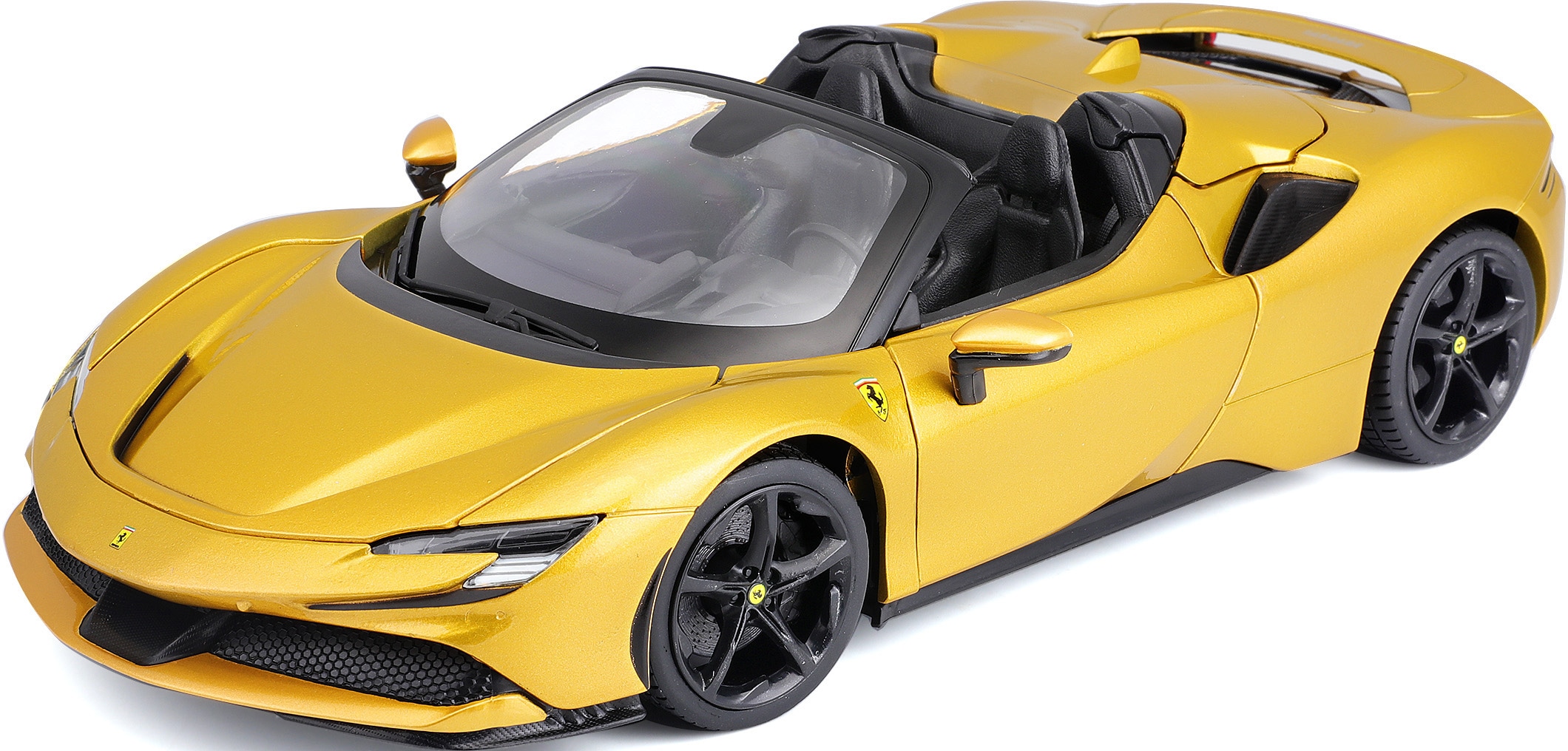 Bburago Sammlerauto »Ferrari SF90 Spider, goldfarben« 1:18