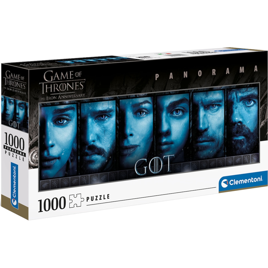 Clementoni® Puzzle »Panorama, Game of Thrones - The Iron Anniversary«, Made in Europe, FSC® - schützt Wald - weltweit