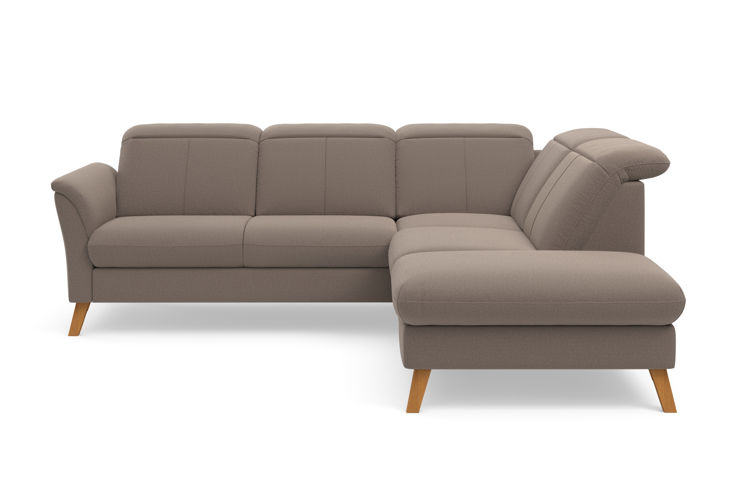 sit&more Ecksofa »Romero L-Form« wahlweise mit oder ohne TV-Funktion, Bettfunktion, Bettkasten