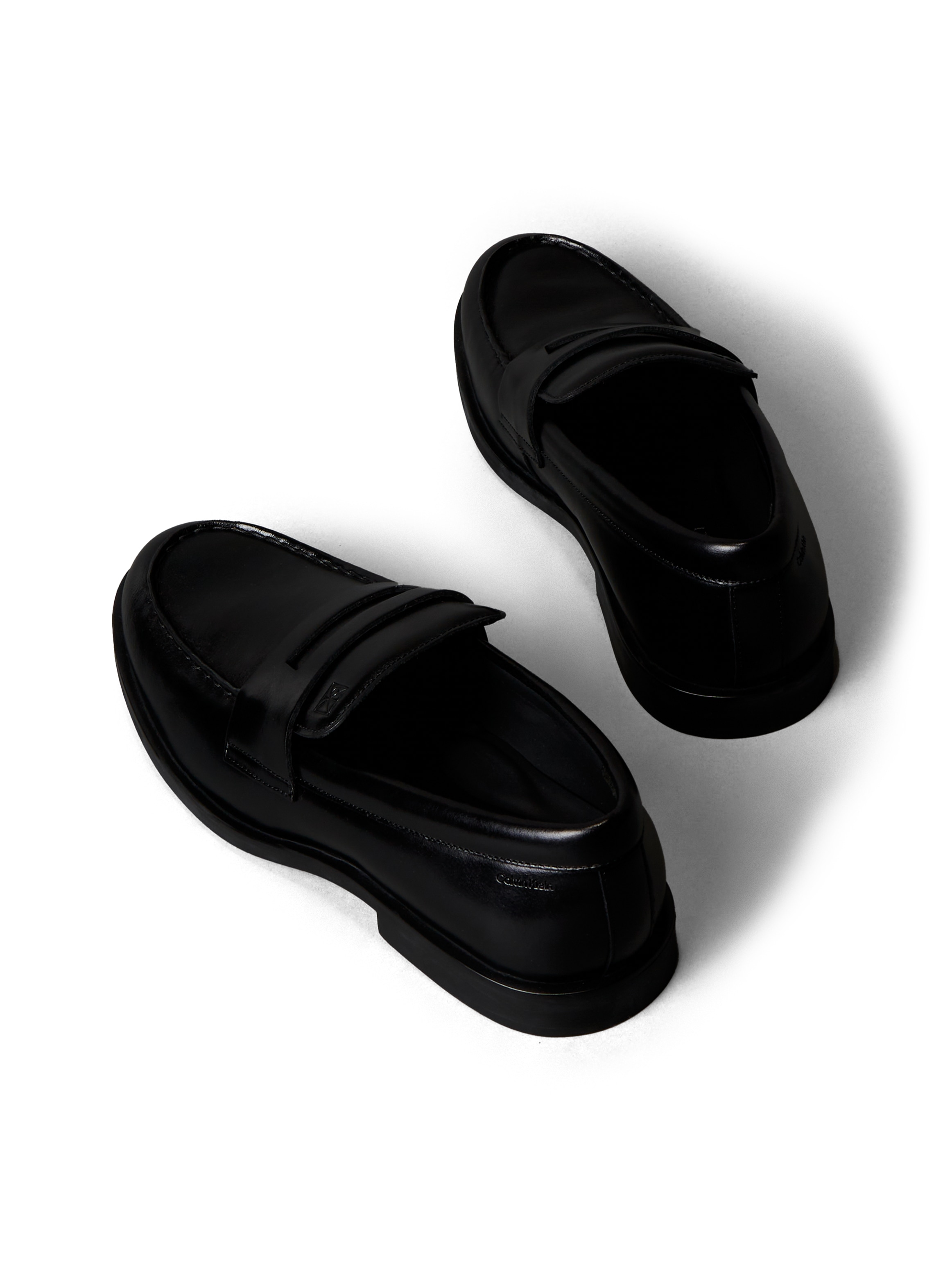 Calvin Klein Loafer »ESS RUBBER PENNY LOAFER POL LTH«  Schlupfschuh, Mokassin, ungeschnürter Halbschuh