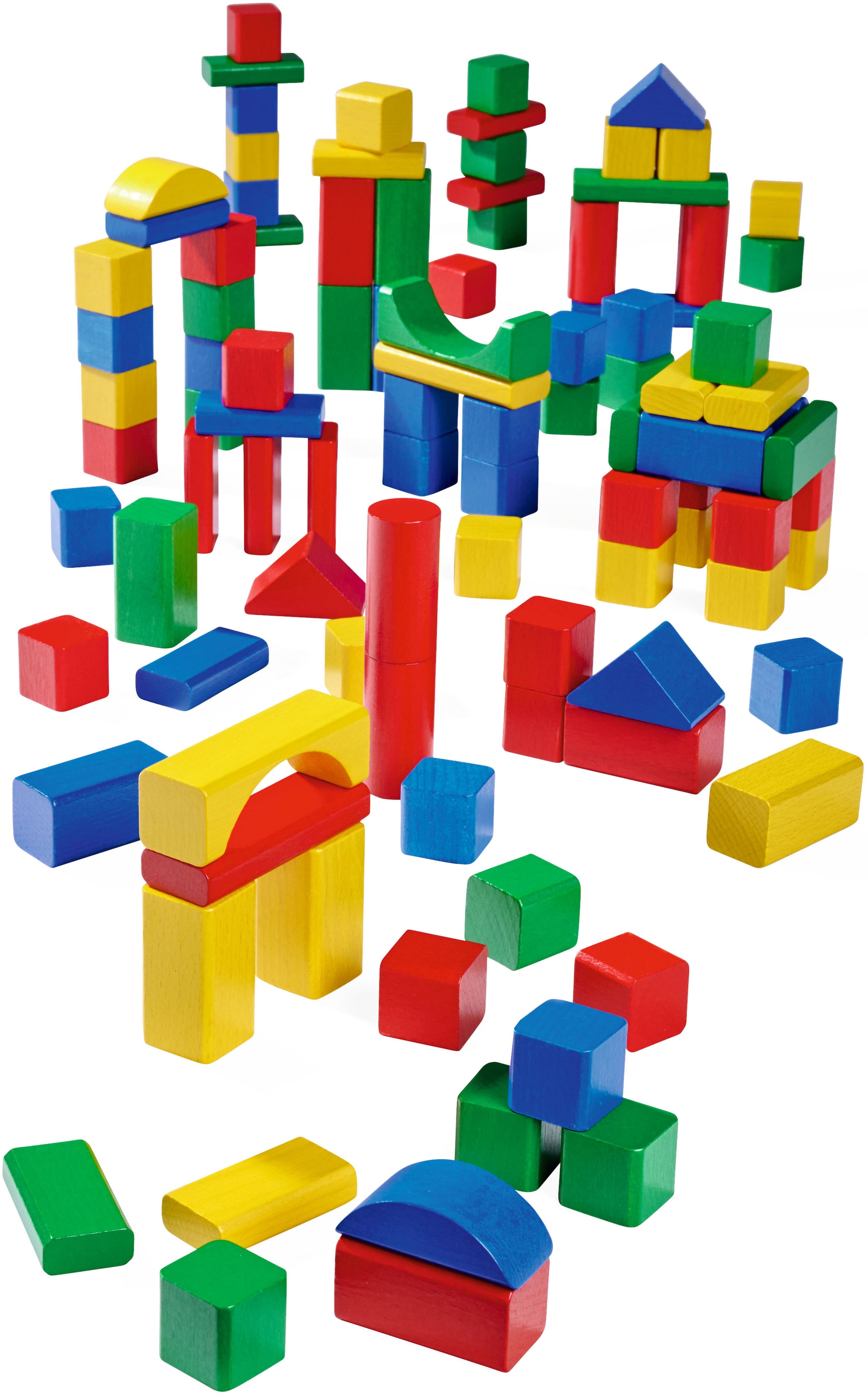 Eichhorn Spielbausteine »100 Bunte Holzbausteine« Made in Germany