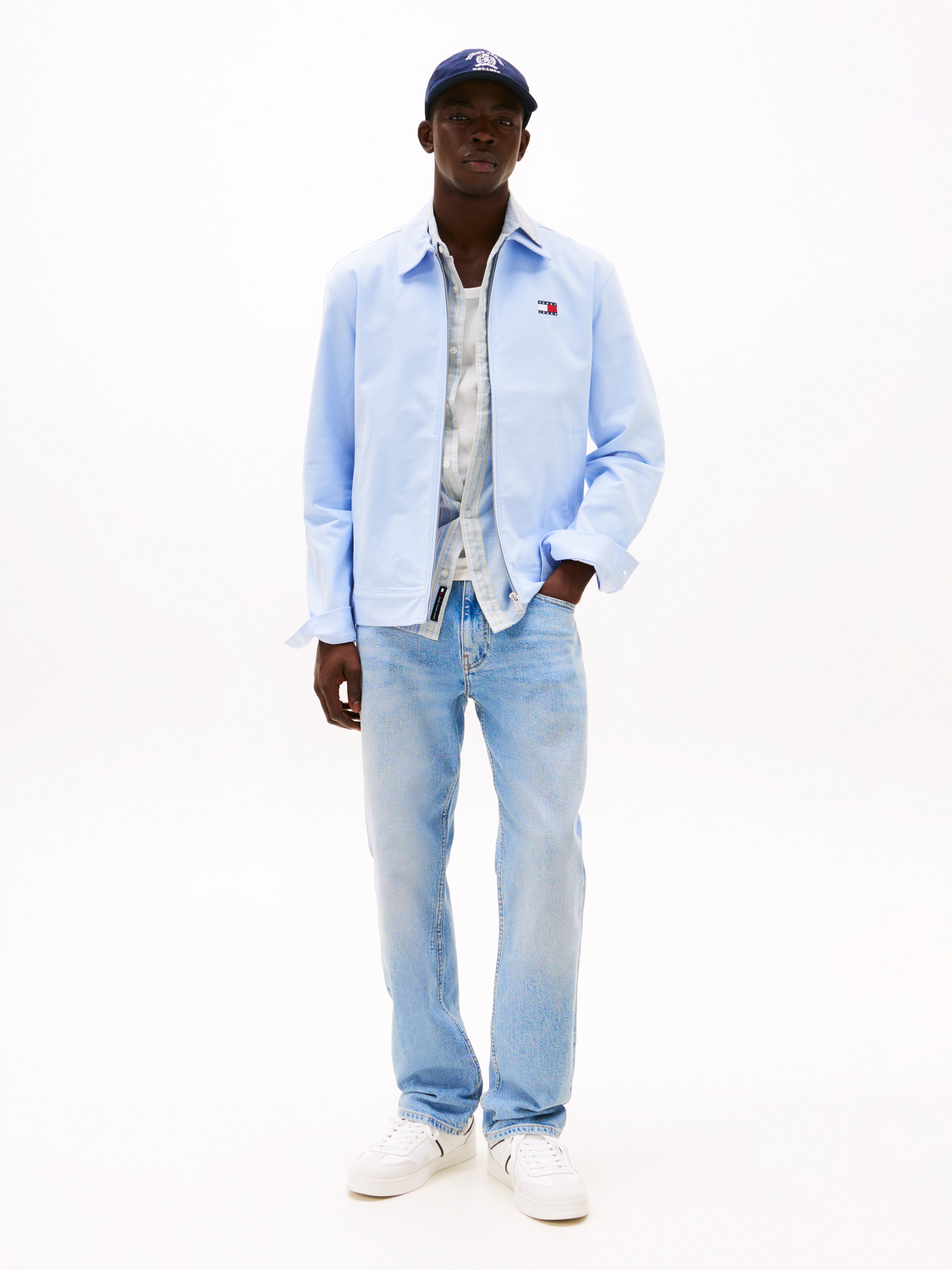 Tommy Jeans Slim-fit-Jeans »Ryan Regular Slim Straight«, Slim‑Straight‑Jeans aus hochwertigem Denim regulärer Leibhöhe