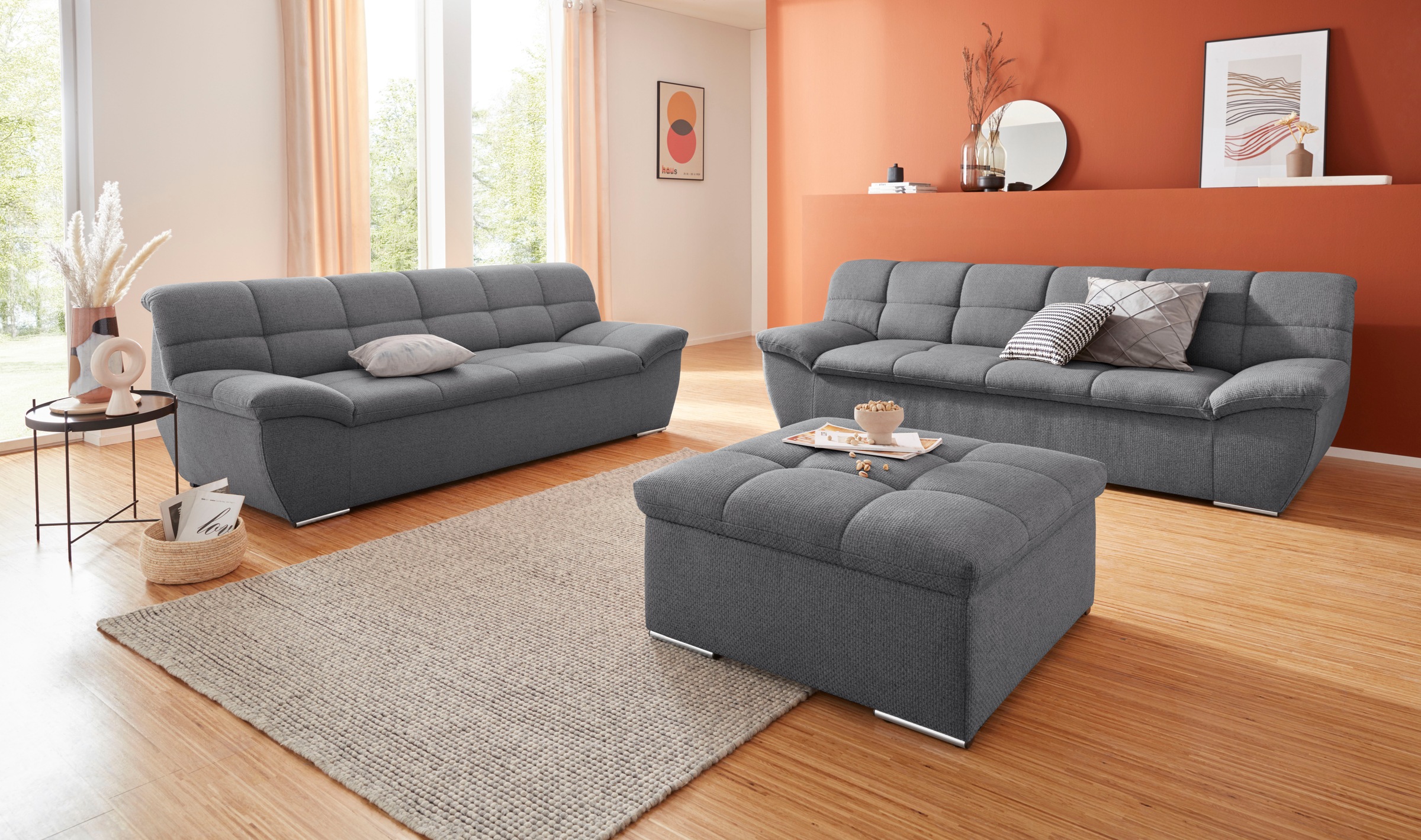 DOMO collection 2-Sitzer »Lagoa«, frei im Raum stellbar, in großer Farbauswahl