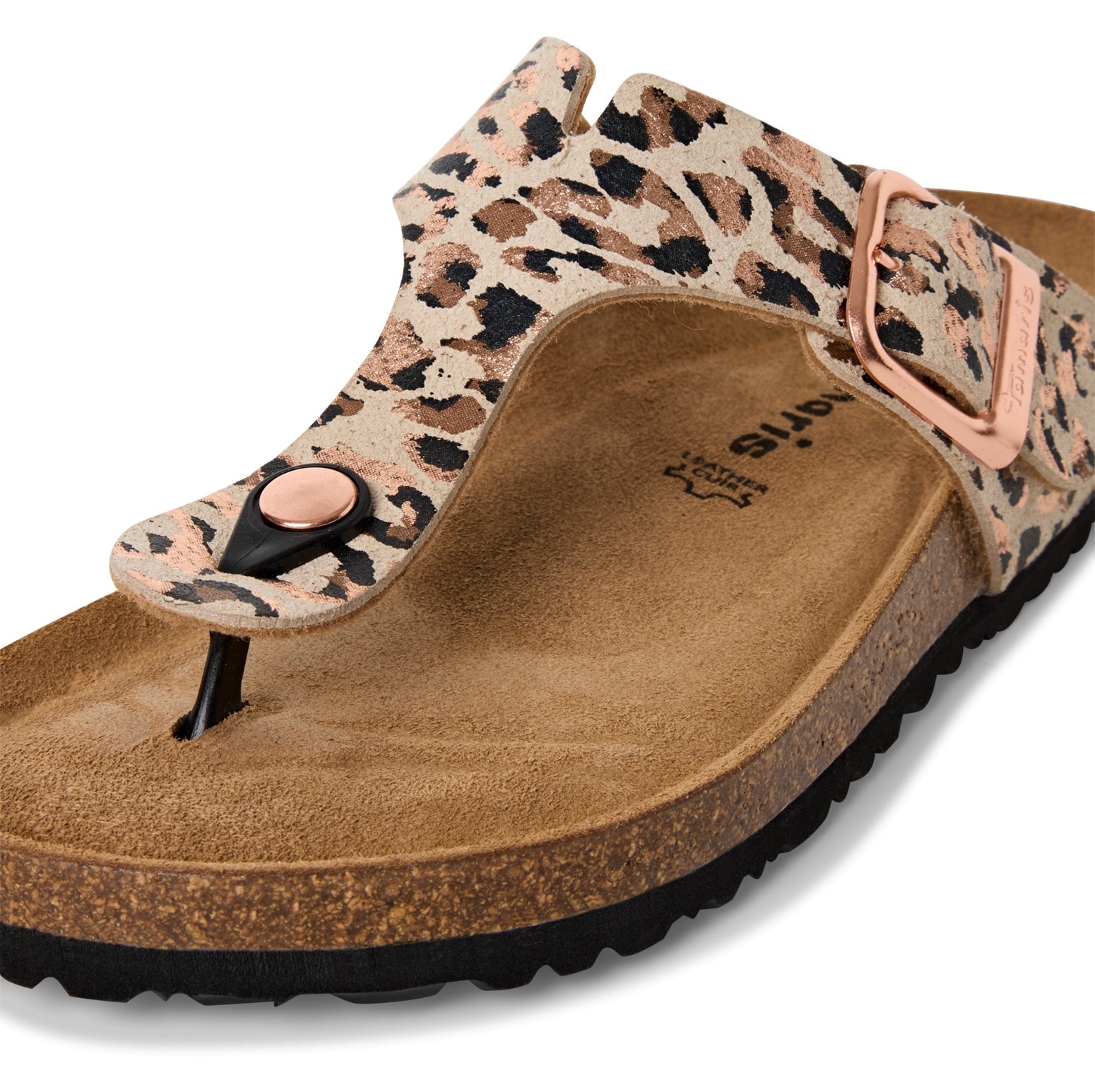 Tamaris Zehentrenner »CORRA«, Sommerschuh, Schlappen mit angenehmen Zehensteg
