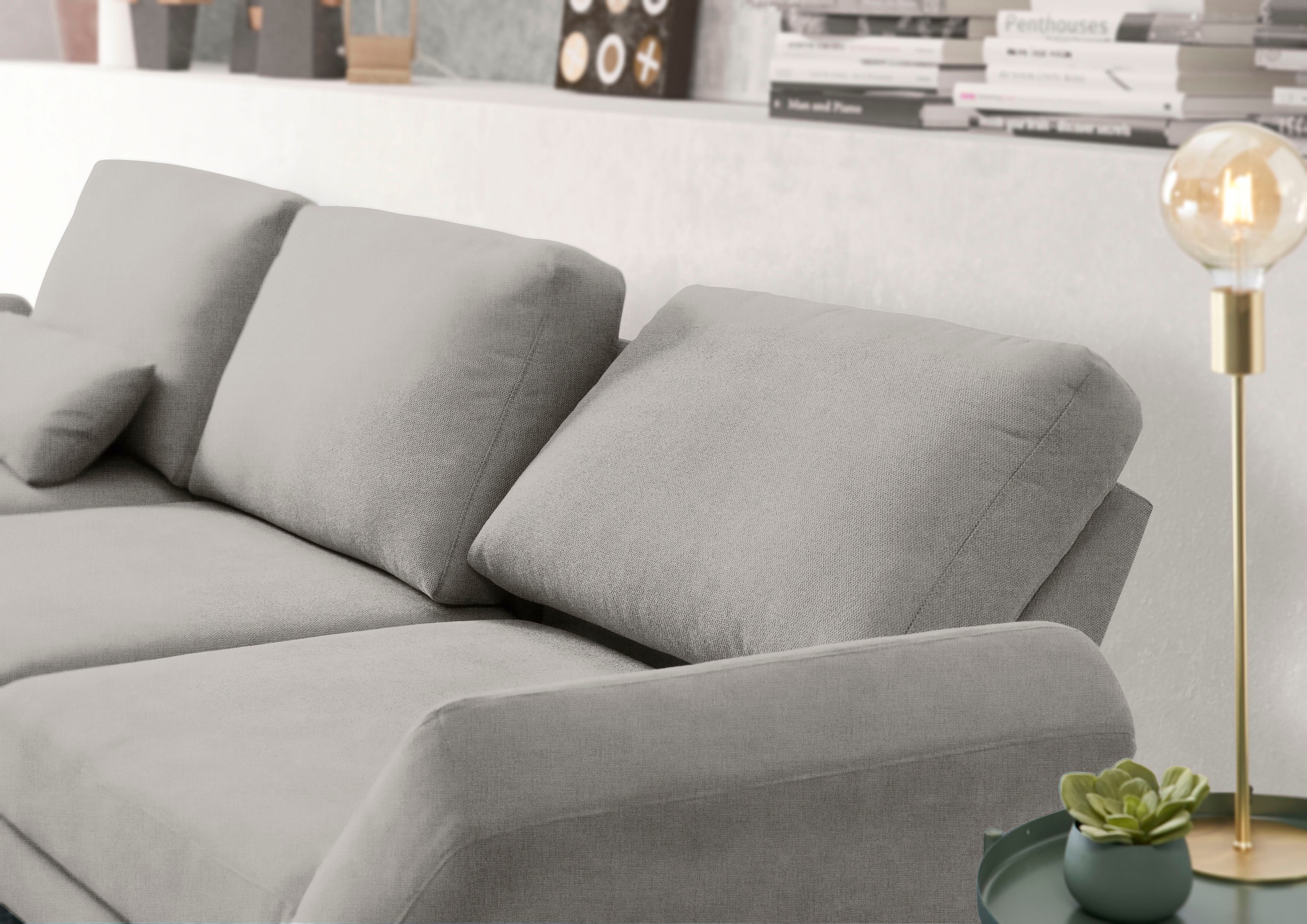 3C Candy Ecksofa »Kairo modernes Multifunktions-Sofa, bequem, L-Form«, inklusive Drehsitz, Armlehnen- und Rückenverstellung