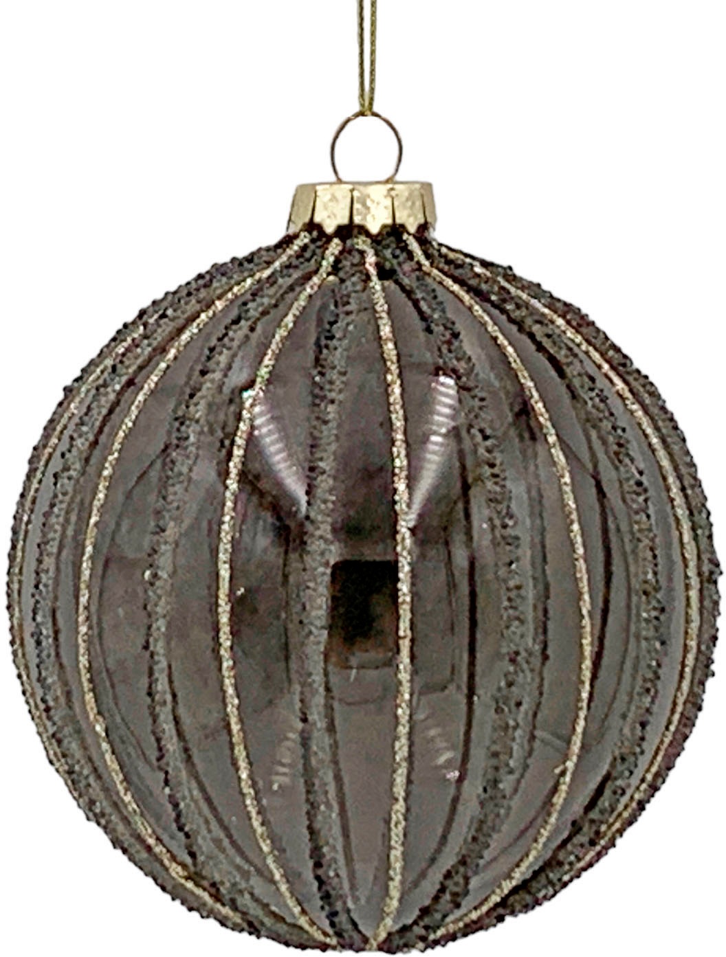 Leonique Weihnachtsbaumkugel »Briella, Weihnachtsdeko, Christbaumschmuck«, (Set, 4 St.), Christbaumkugeln aus Glas, beeist