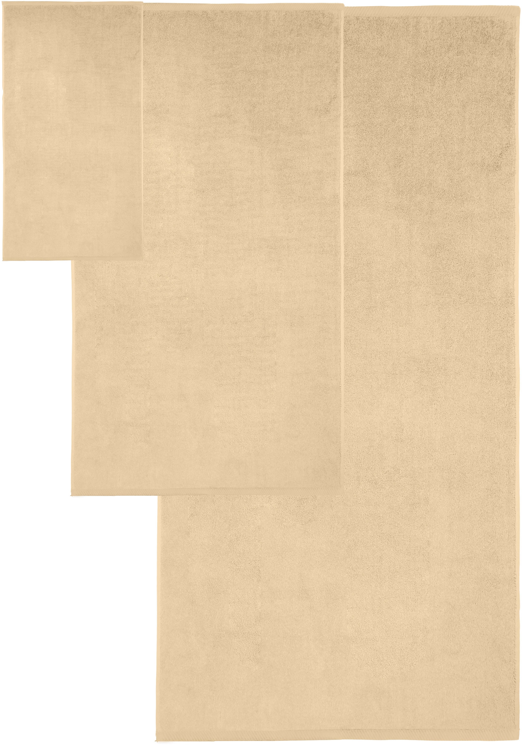 Bruno Banani Handtuch Set »Lana, Handtuch-Set in Premium Qualität 600g/m²« Set 6 Stk. Frottier hochwertig, weich, flauschige Qualität, 5 Jahre Garantie