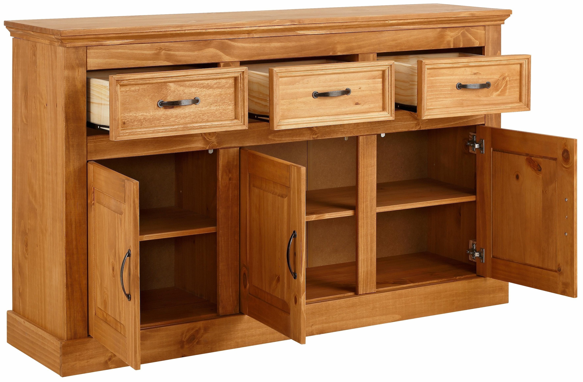 Home affaire Sideboard »Selma«, Kommode aus massivem Kiefernholz, Breite 145 cm