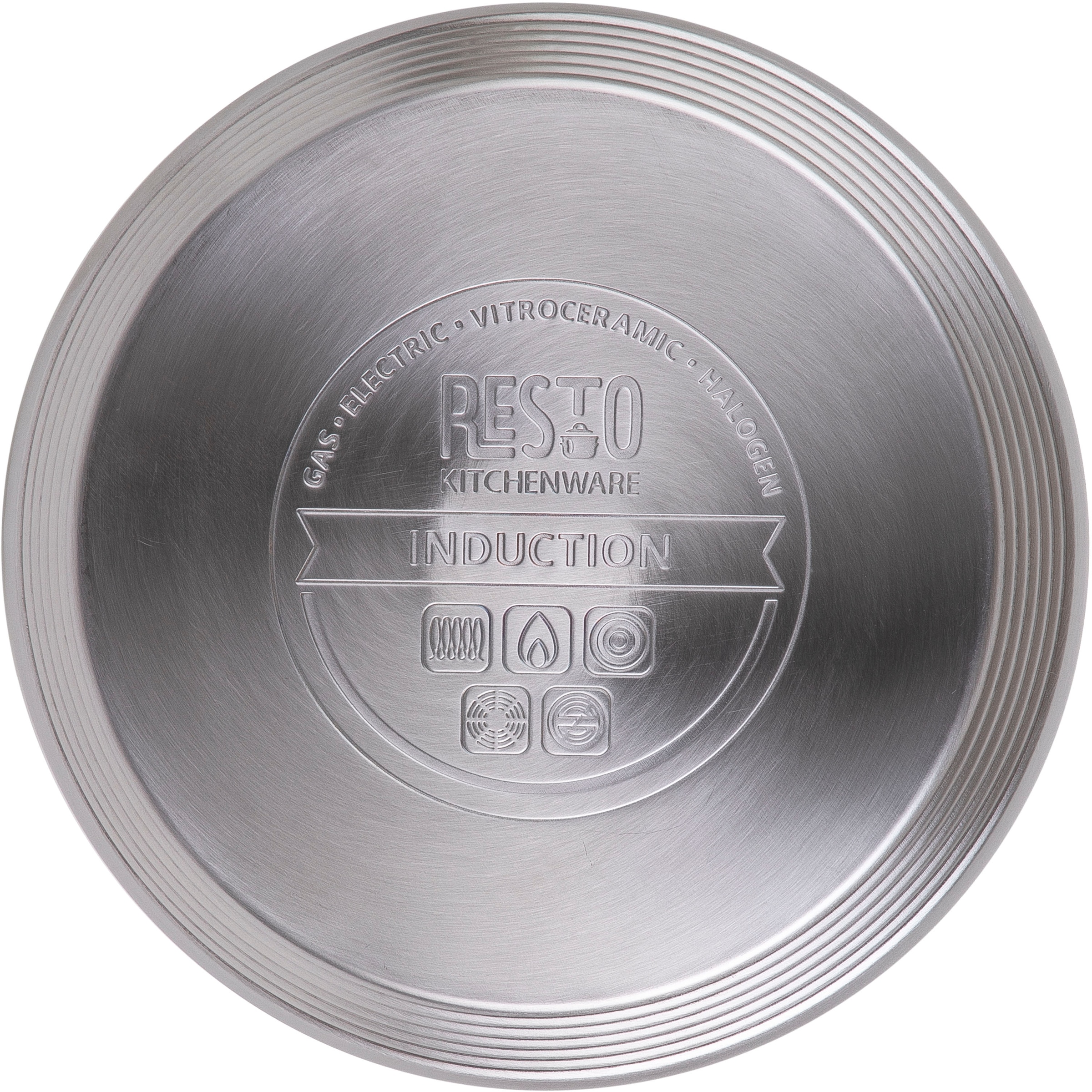 RESTO Kitchenware Wasserkessel »Lyra, Flötenkessel 2,7 l mit wärmespeicherndem Boden im Geschenkkarton« 1 Stk. tlg. Edelstahl