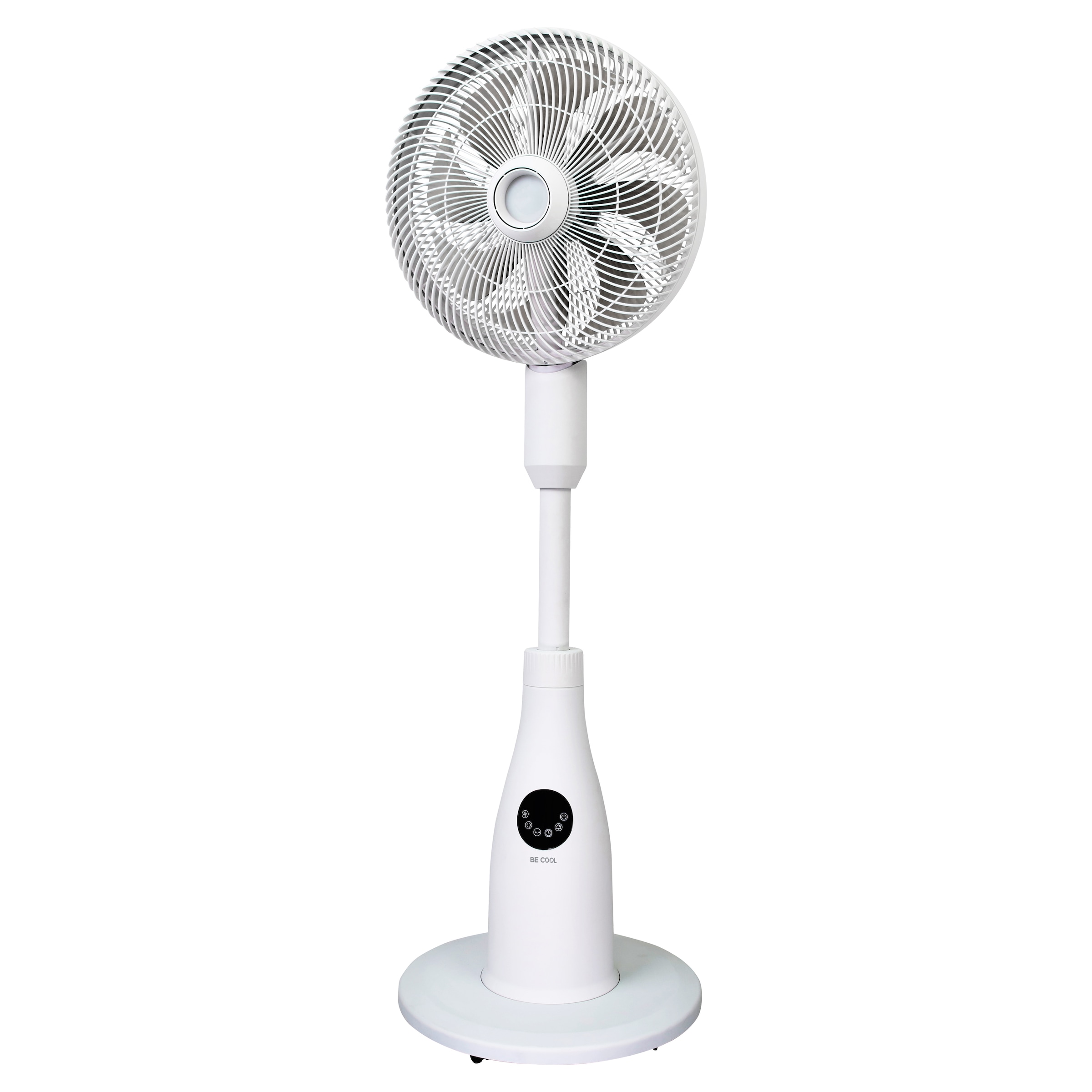 be cool Standventilator »Premium Sprühnebel-Standventilator mit 2 Liter Wassertank«, Sprühnebel-Funktion, Ambientebeleuchtung, Fernbedienung