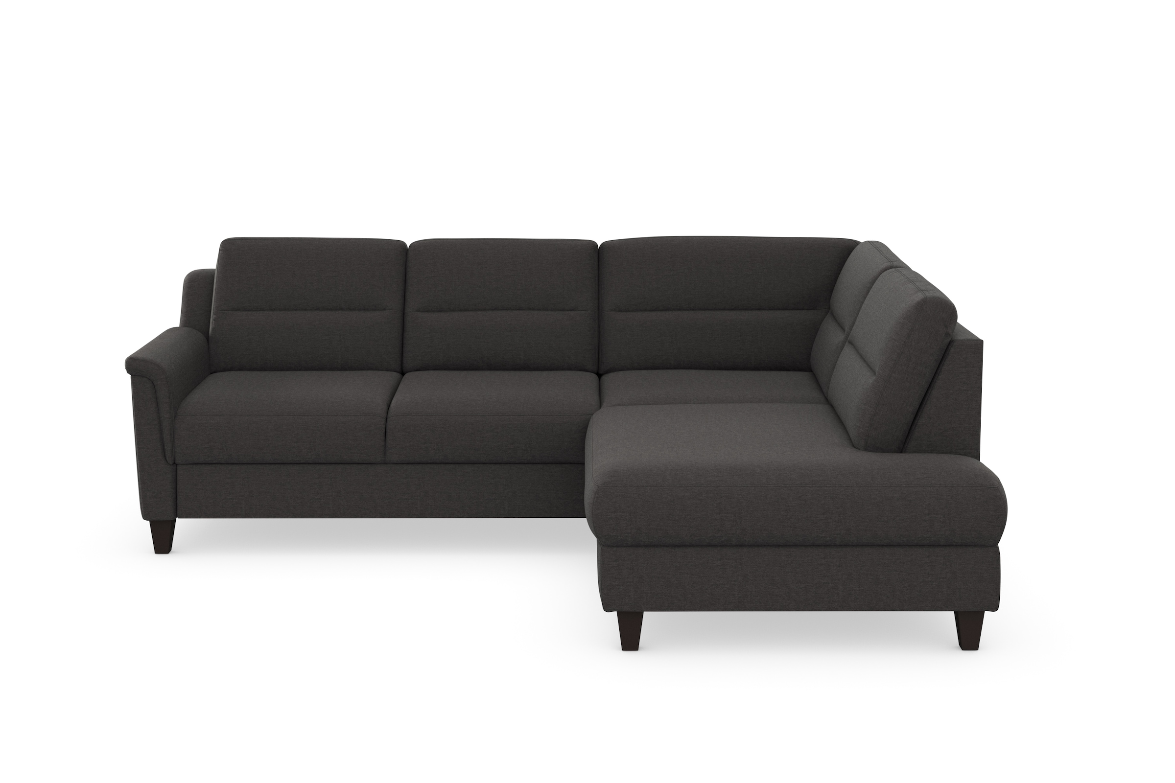 sit&more Ecksofa »Farö L-Form« inklusive Federkern, wahlweise mit Bettfunktion und Bettkasten