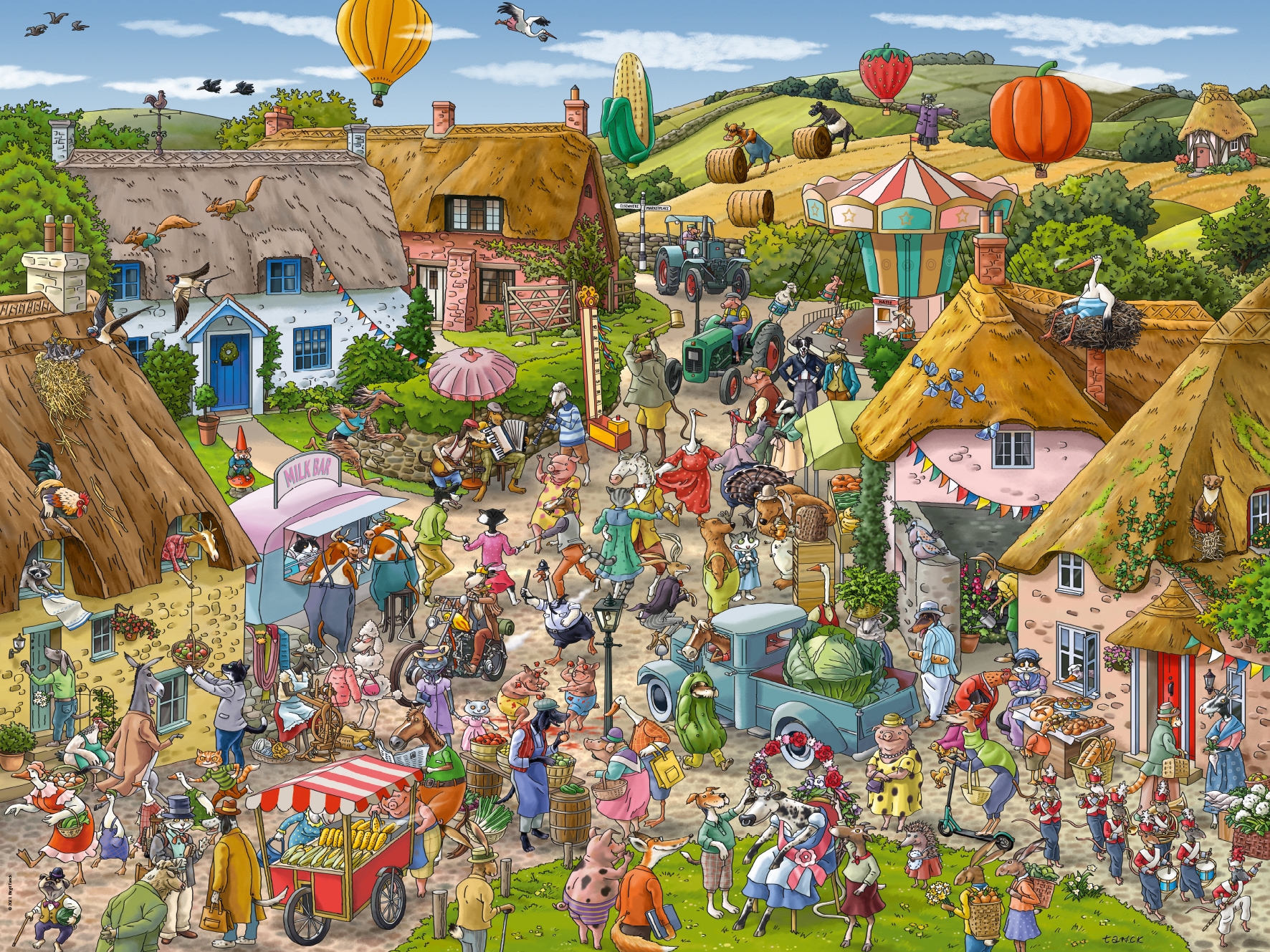 HEYE Puzzle »Country Fair, Tanck«, Made in Europe