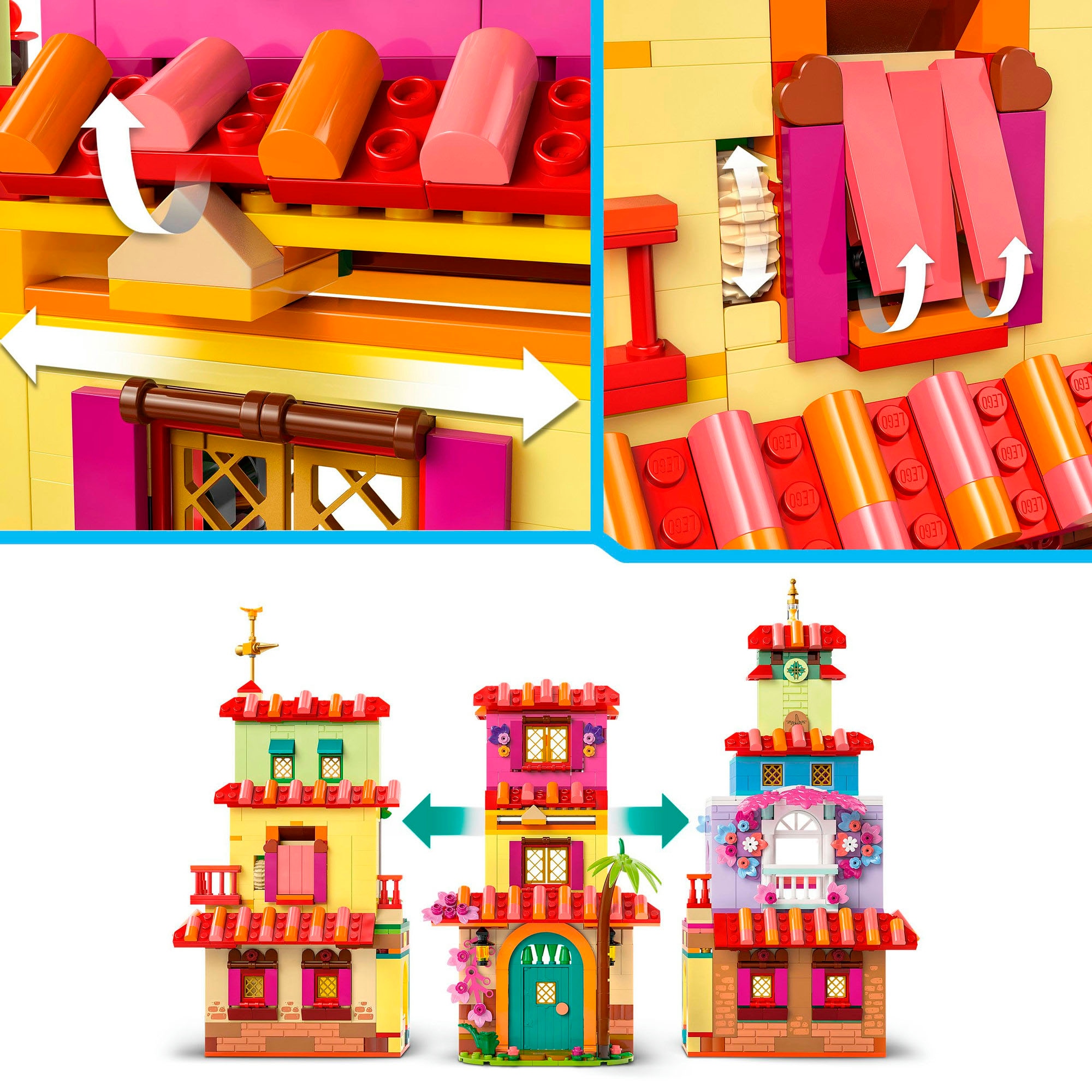 LEGO® Konstruktionsspielsteine »Das magische Haus der Madrigals (43245), LEGO Disney Classic«, (1560 St.), Made in Europe