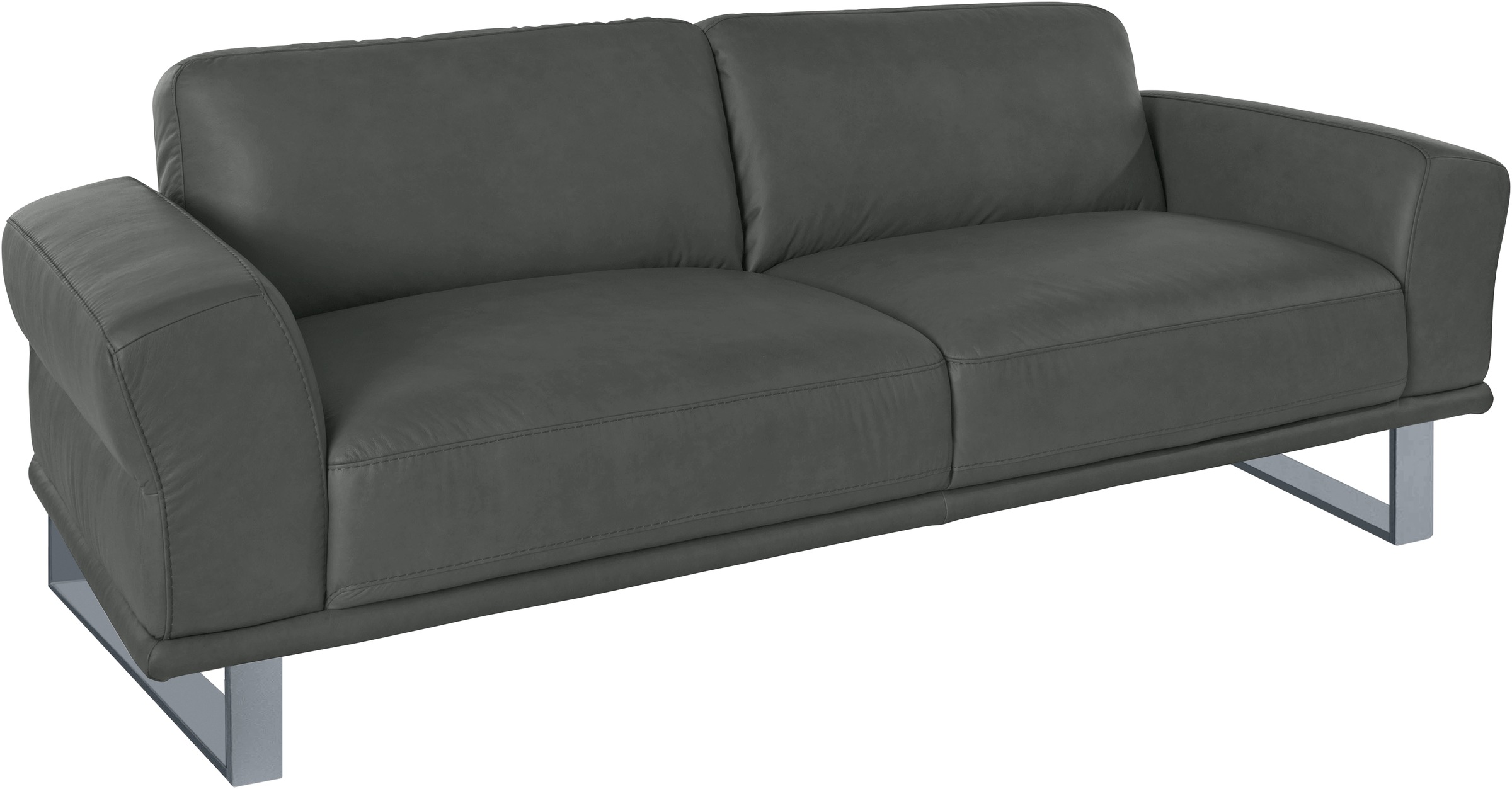 W.SCHILLIG 2,5-Sitzer »montanaa«, mit Metallkufen in Silber matt, Breite 232 cm