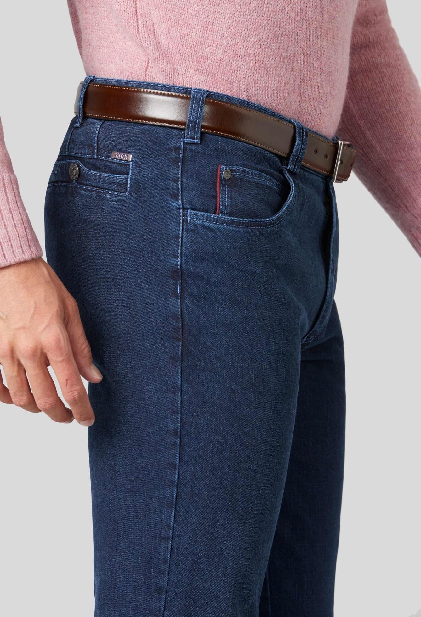 MEYER 5-Pocket-Jeans »Diego« mit Stretch-Dehnbund