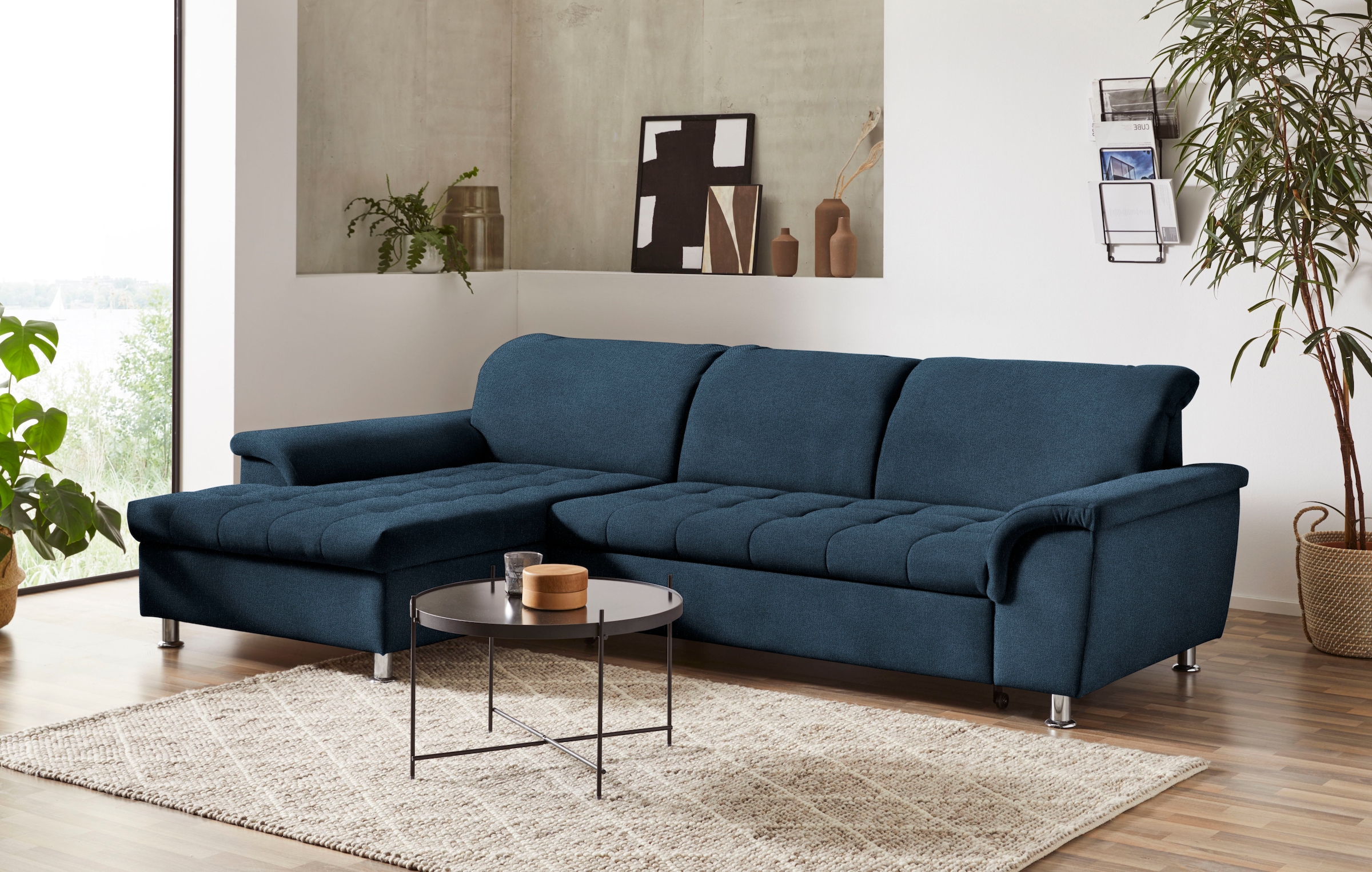 DOMO collection Ecksofa »Franzi«, wahlweise mit Kopfteilverstellung (dann Tiefe: 170 cm) kaufen