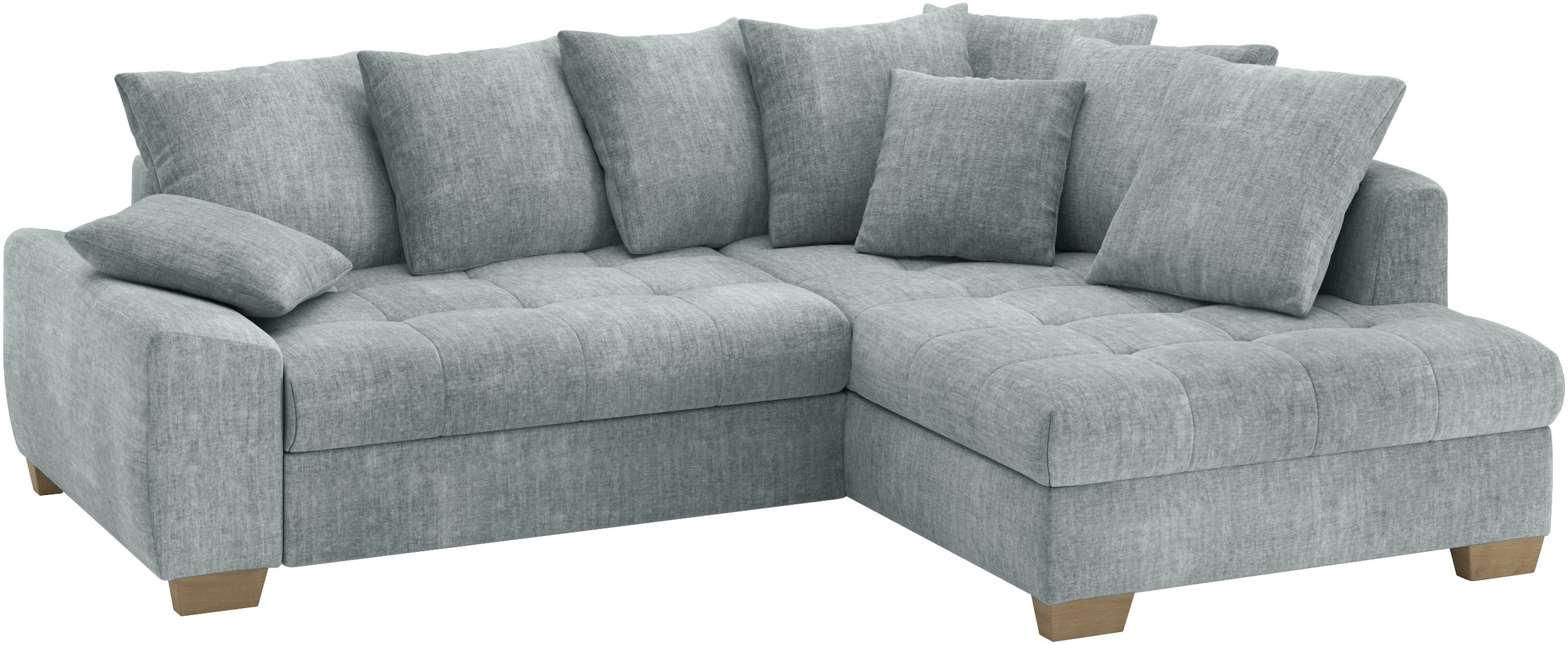 Mr. Couch Ecksofa »Nikita II, L-Form«, Wahlweise mit Kaltschaum, EasyBett, Bettkasten