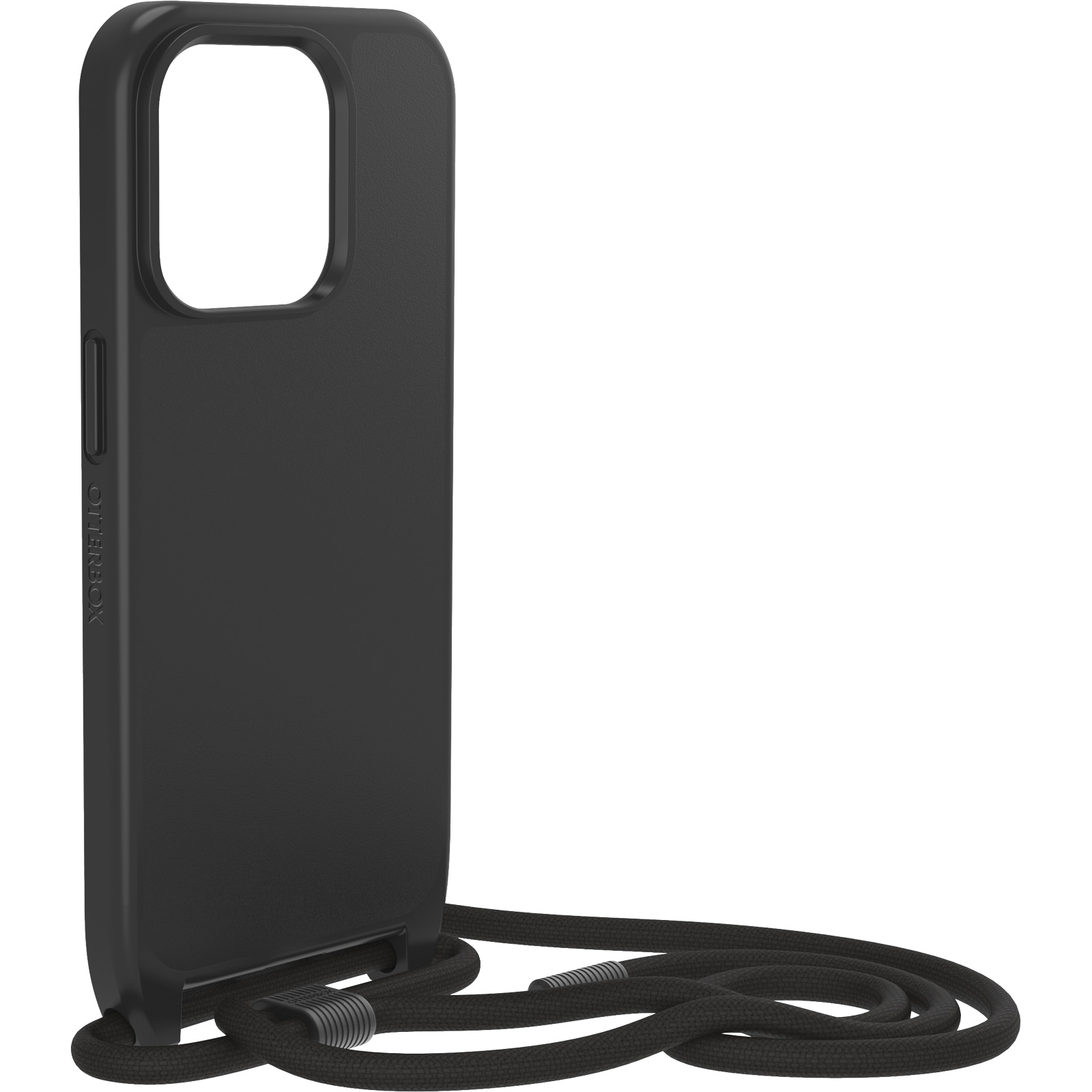 Otterbox Case zum Umhängen »React Necklace Hülle für MagSafe für Apple iPhone 15 Pro«, Apple iPhone 15 Pro, ultraschlanke, schützende Hülle mit verstellbarer Handykette