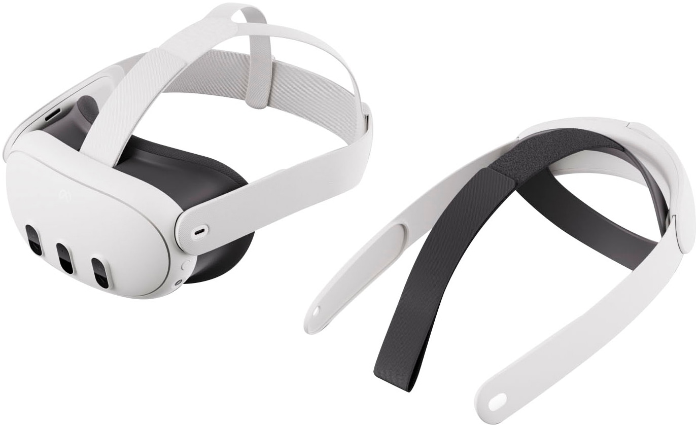 Virtual-Reality-Brille »Quest 3 128 GB + Elite-Riemen (Elite Strap)«
