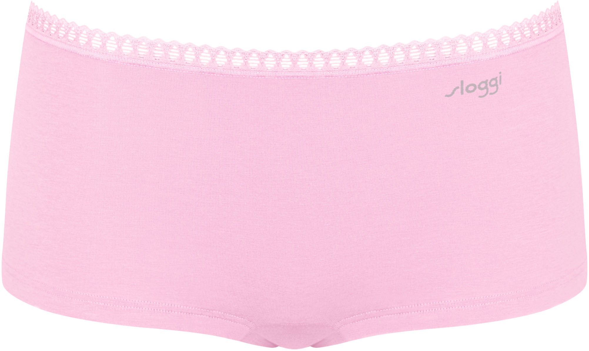 sloggi Retro Pants »GO Crush«, (3er Pack), Spitzendetails, Multipack, Baumwollmix, weich, elastisch, bequem
