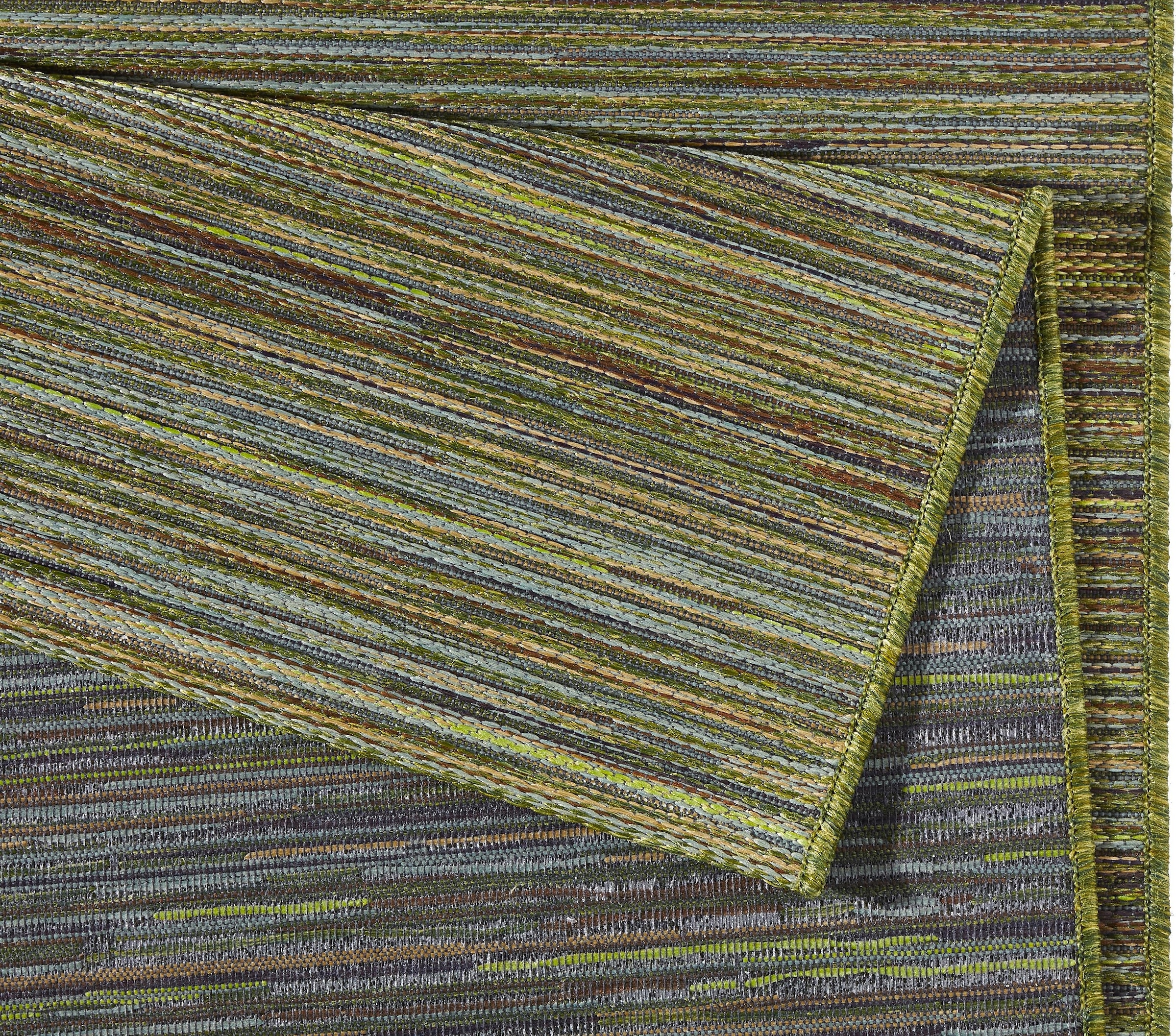 NORTHRUGS Läufer »Lotus«, rechteckig, 7 mm Höhe, In-& Outdoor, Flachgewebe, Teppich, Wetterfest, Garten, Wohnzimmer