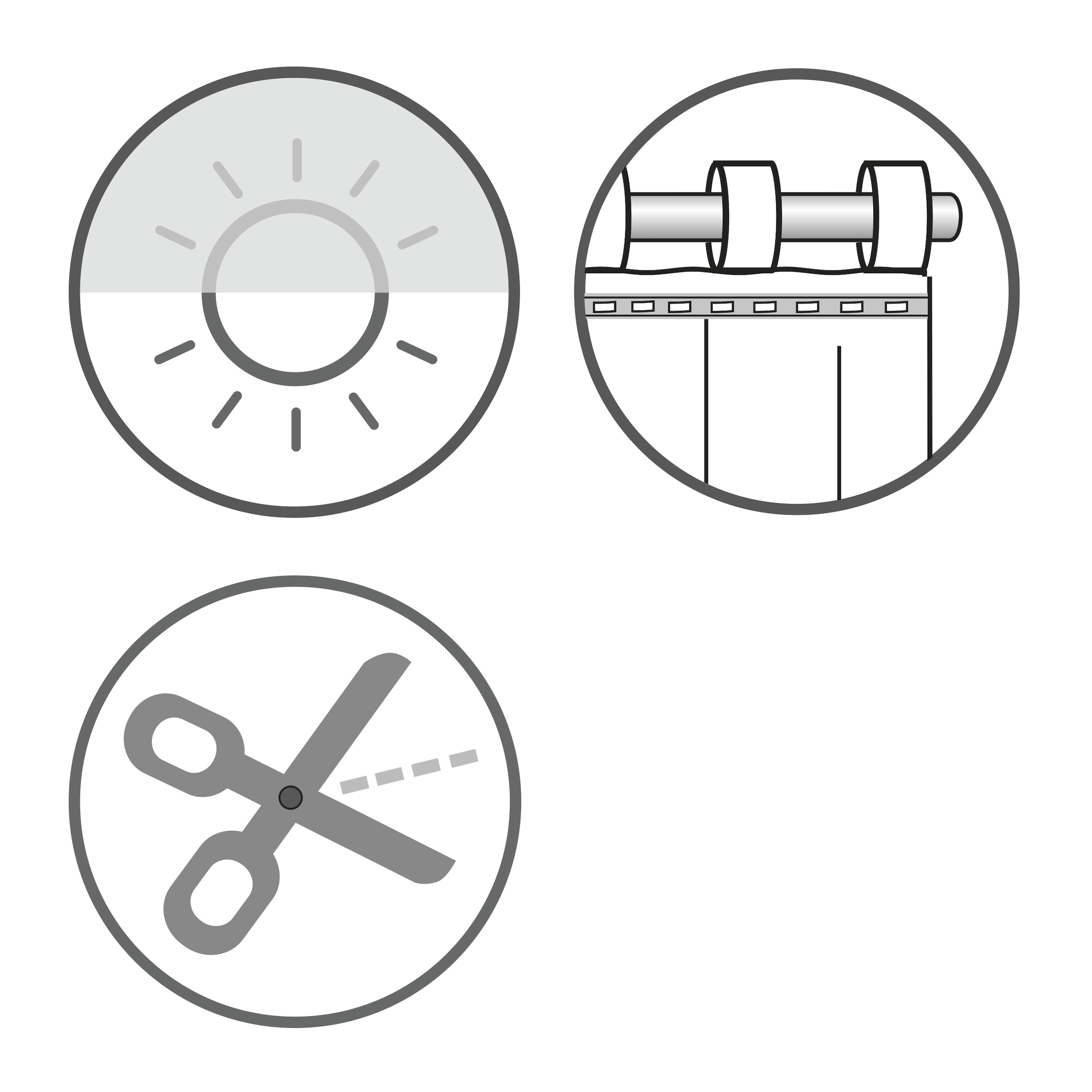 Sehlbach Gardine »Schal Voile mit Flockprint Pusteblume« Schlaufen 1 Stk. tlg. mit Schlaufen