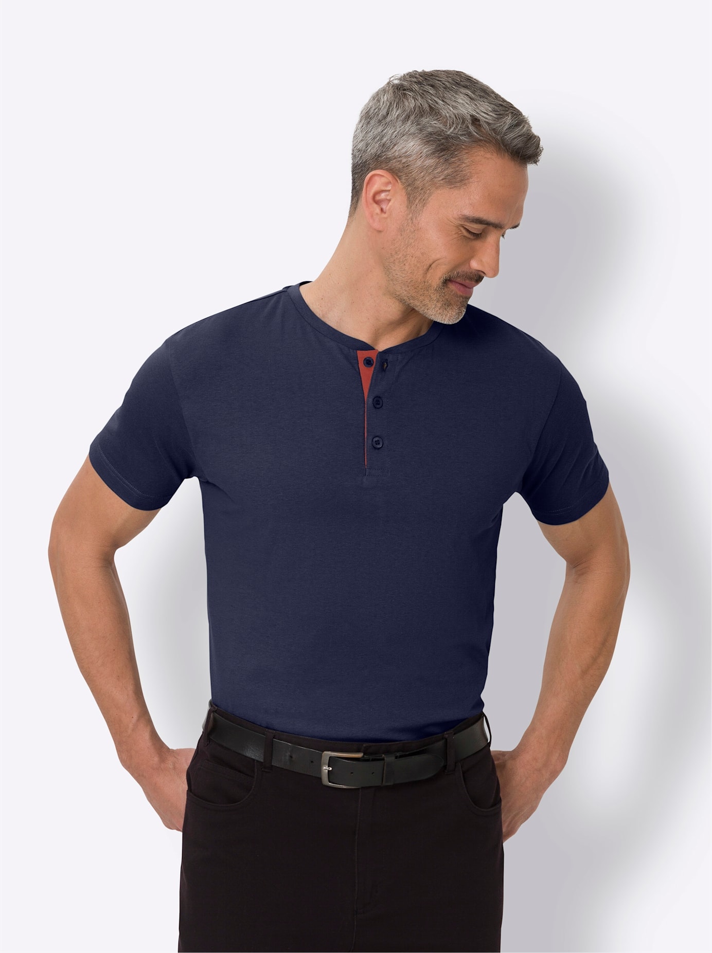 Classic Rundhalsshirt »Rundhals-Shirt« 1 Stk.