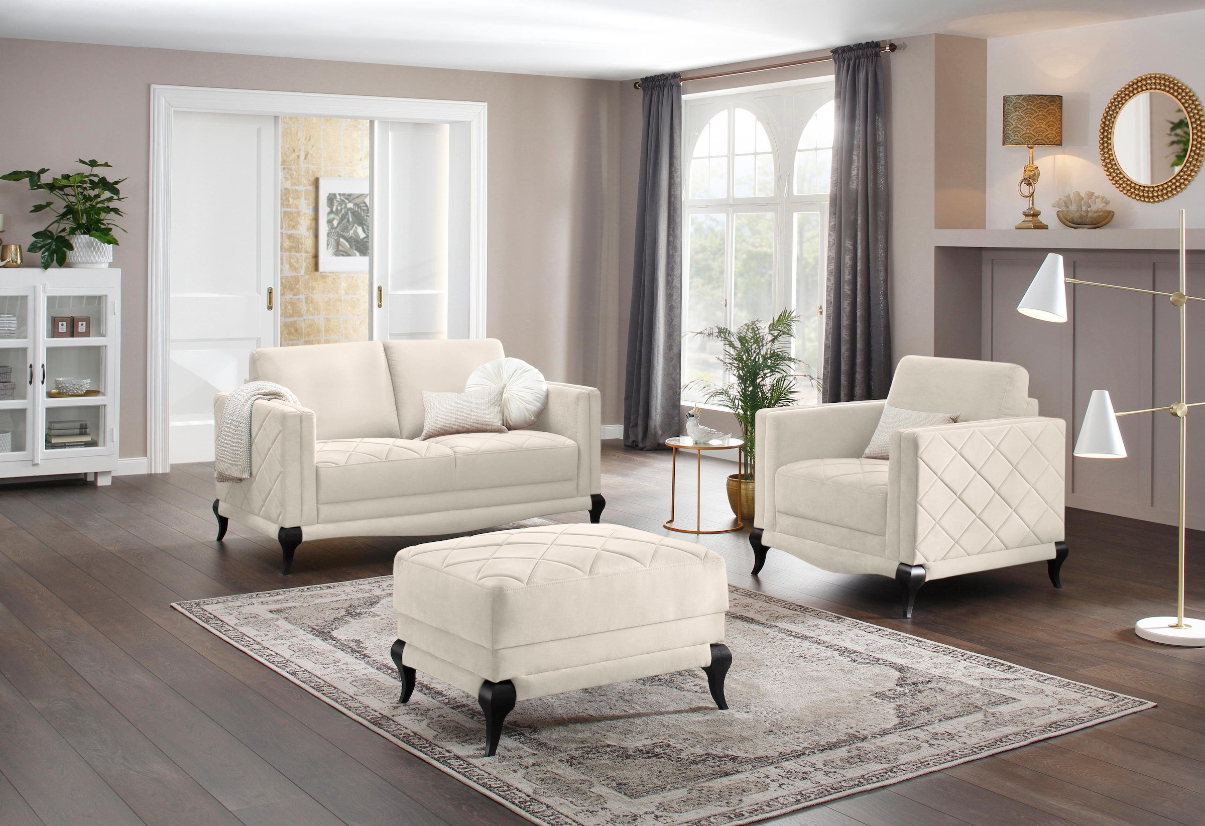 Home affaire Hocker »Brahms«, mit Stauraumfach