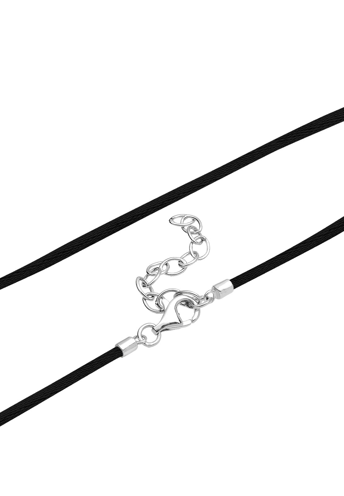 Elli Kette mit Anhänger »Halskette Edelweiss Kristalle Weiß 925 Sterling Silber«