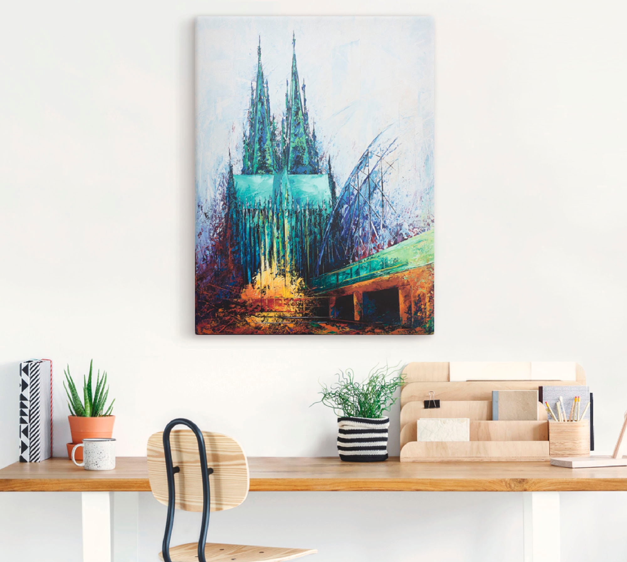 Artland Wandbild »Kölner Dom«, Deutschland, (1 St.), als Leinwandbild, Poster in verschied. Größen