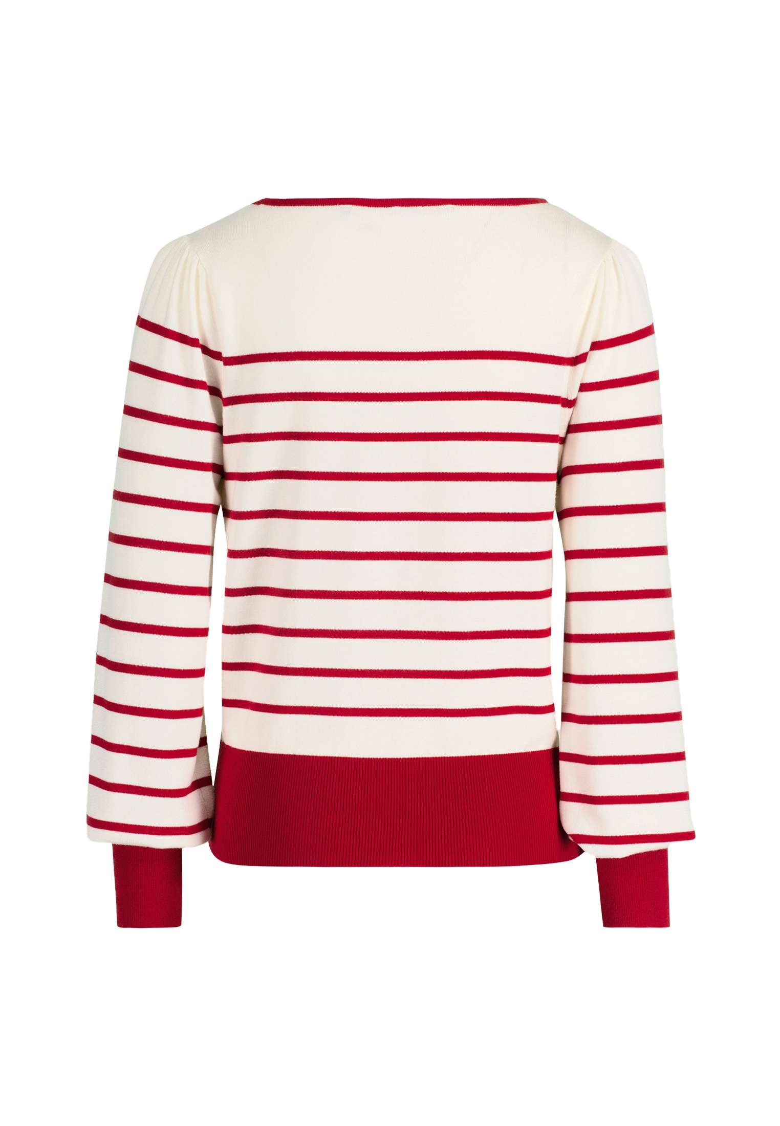 Zero Rundhalspullover »Pullover mit Streifen«