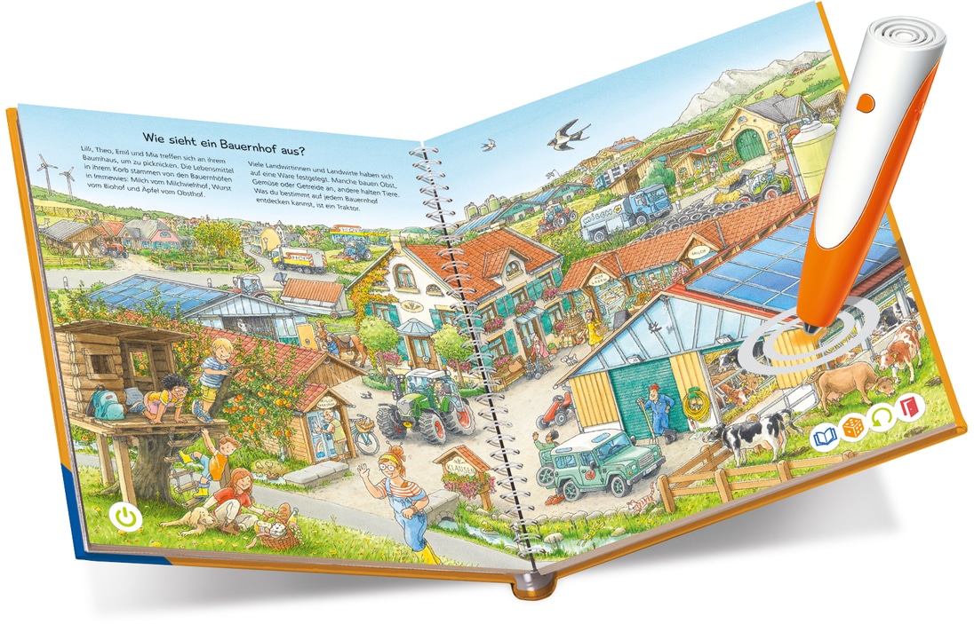 Ravensburger Buch »tiptoi® Wieso? Weshalb? Warum? Auf dem Bauernhof«, Made in Europe