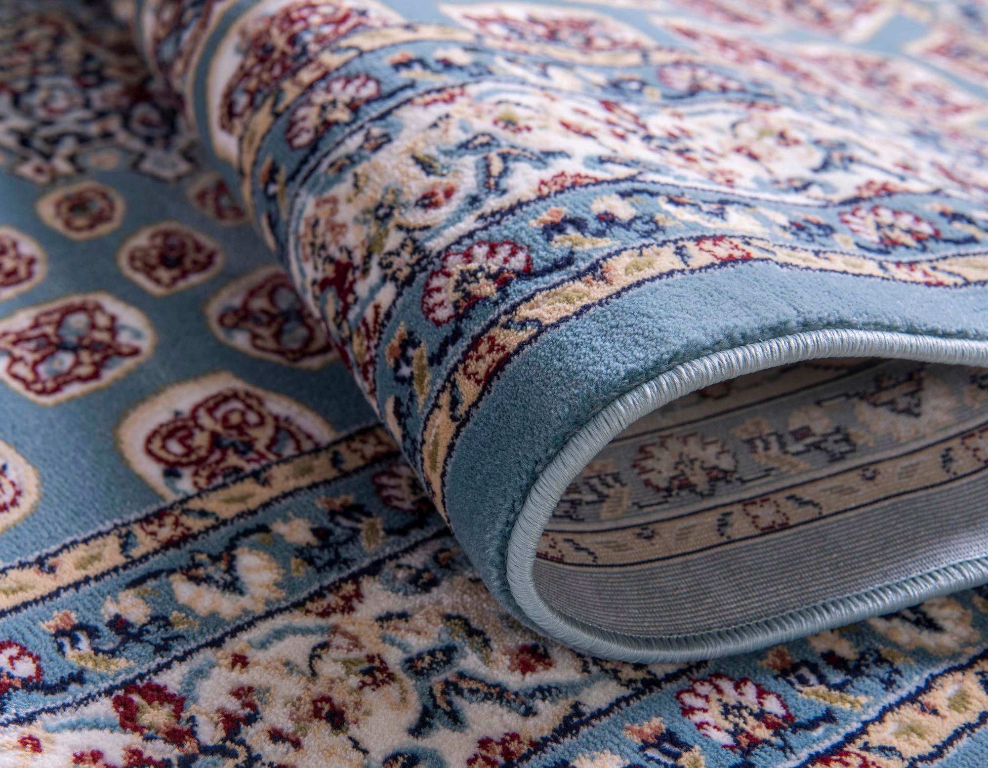 Myflair Möbel & Accessoires Teppich »Almas Lagerräumung«, rechteckig, 8 mm Höhe, Kurzflor, gewebt, Orient-Optik, mit Fransen