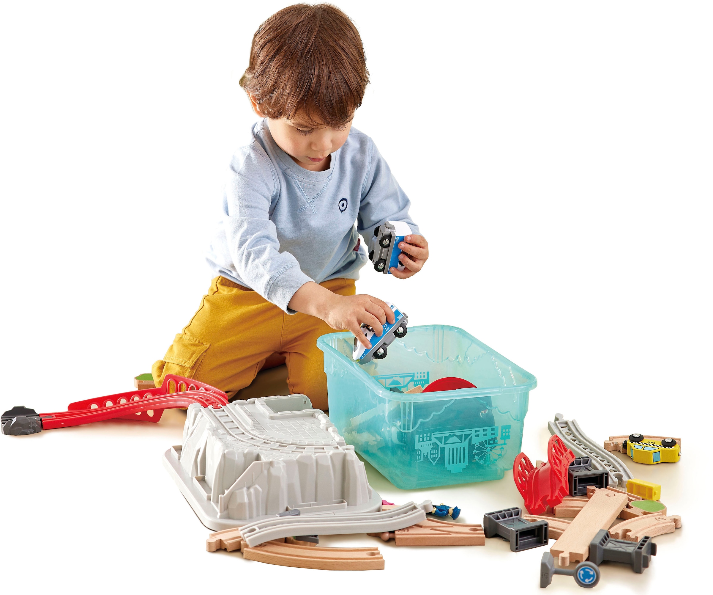 Hape Spielzeug-Eisenbahn »Stadtbahn«, (Set)