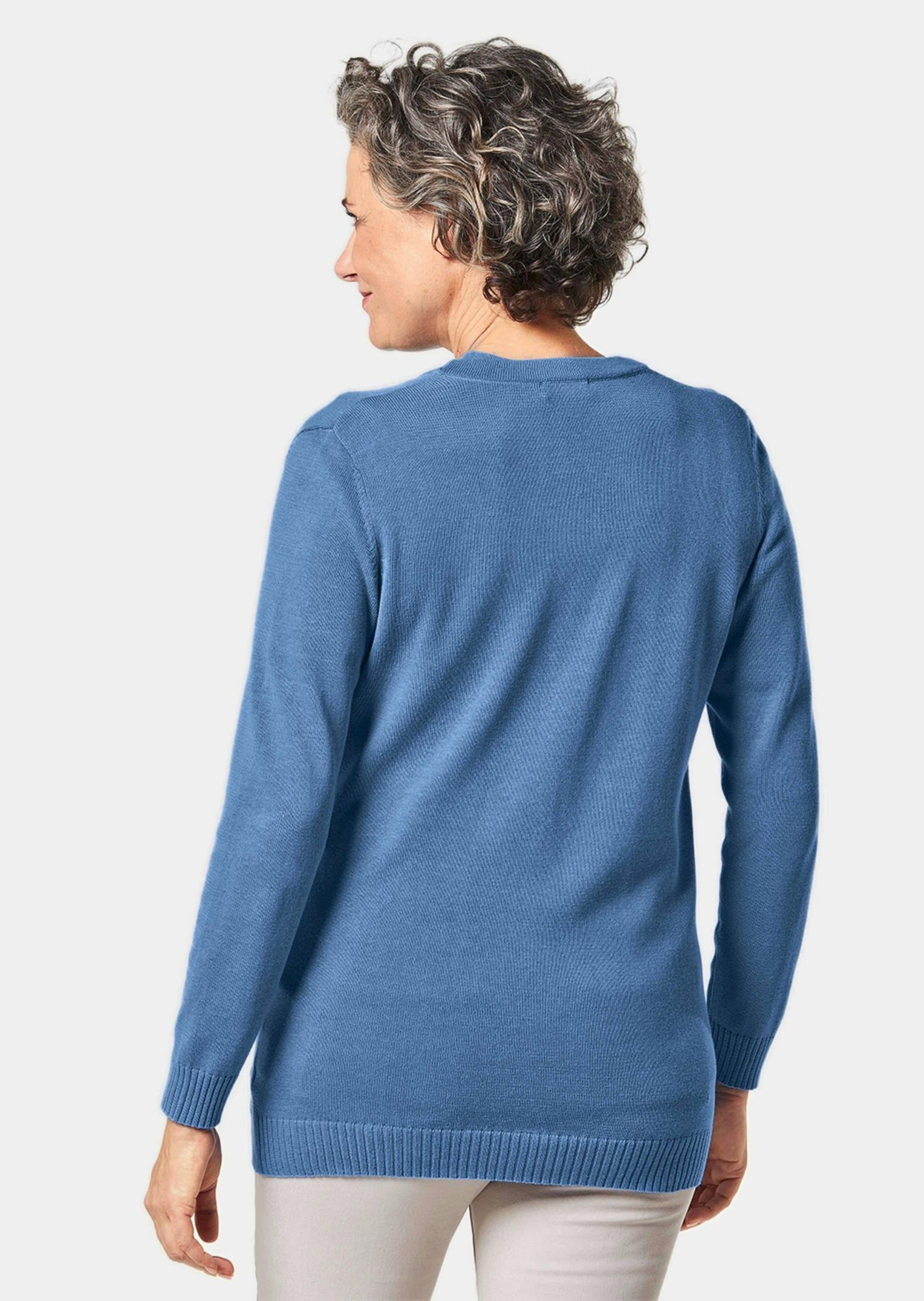 GOLDNER Strickpullover »Strickset aus Jacke, Halbarmpullover« Pulli und Jacke im Set - auch einzeln kombinierba
