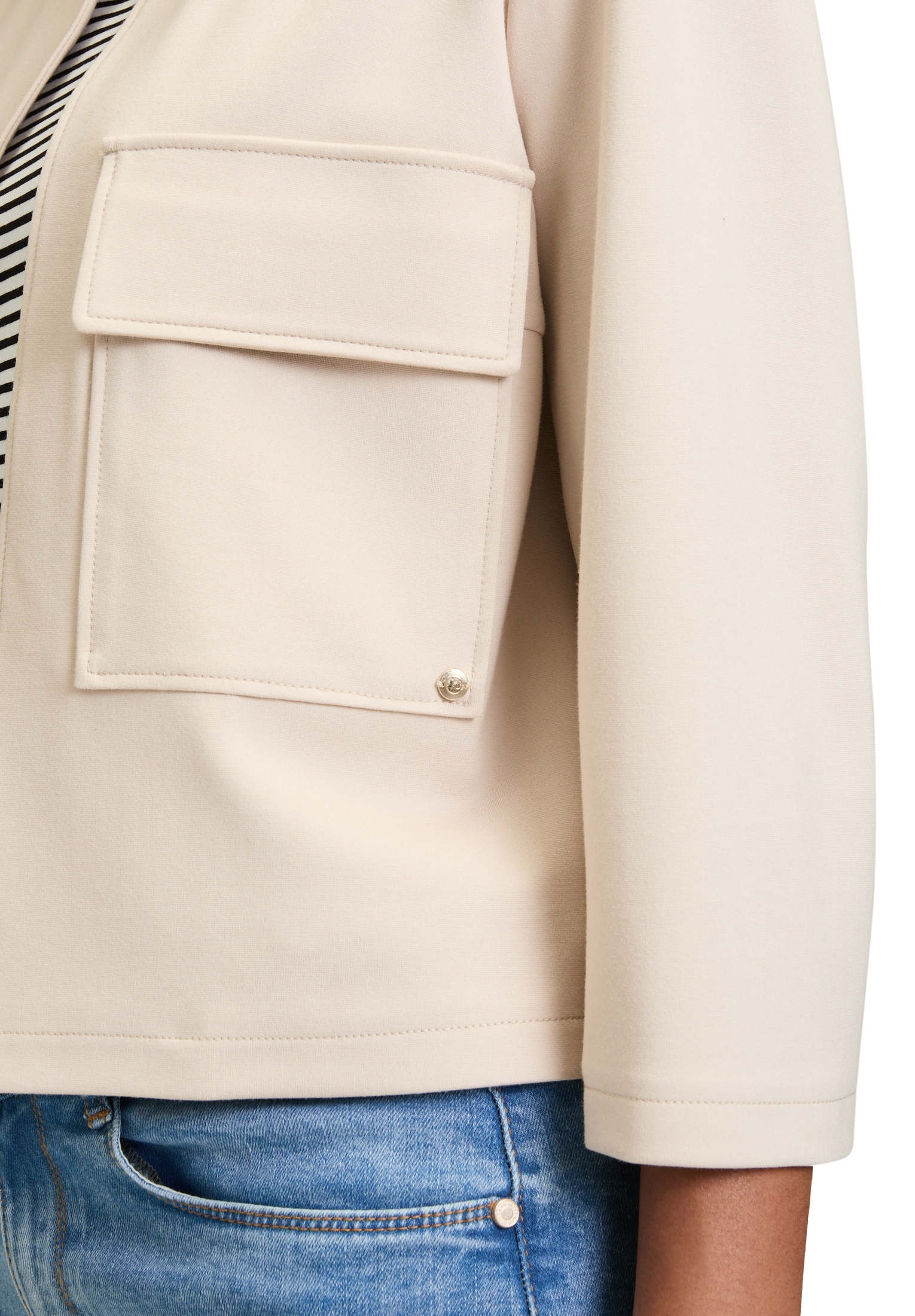 Betty&Co Jackenblazer »Casual-Jacke mit Taschen«