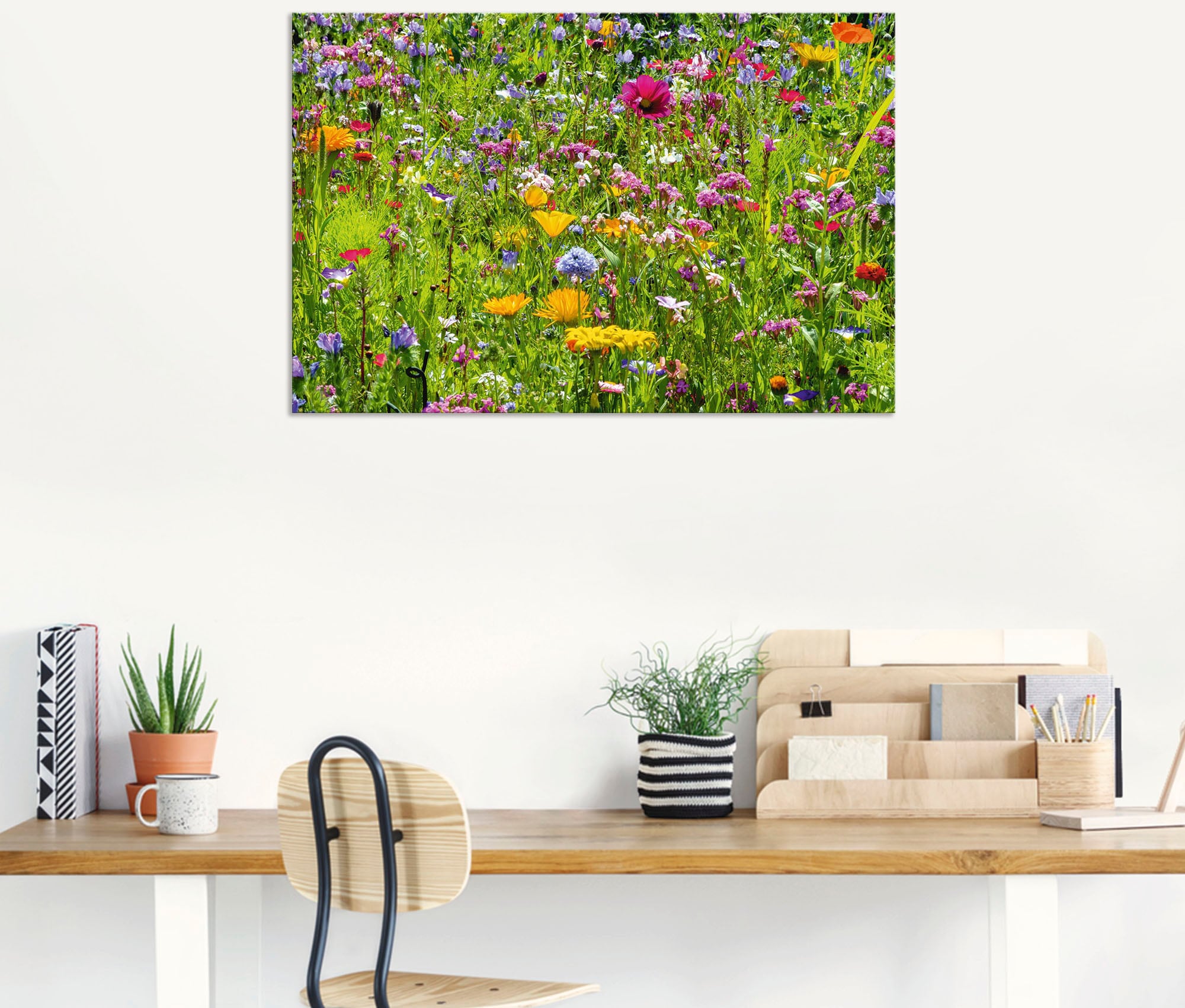 Artland Wandbild »Bunte Blumenwiese« Blumenwiese 1 Stk. tlg. als Alubild, Outdoorbild, Leinwandbild, Poster, Wandaufkleber