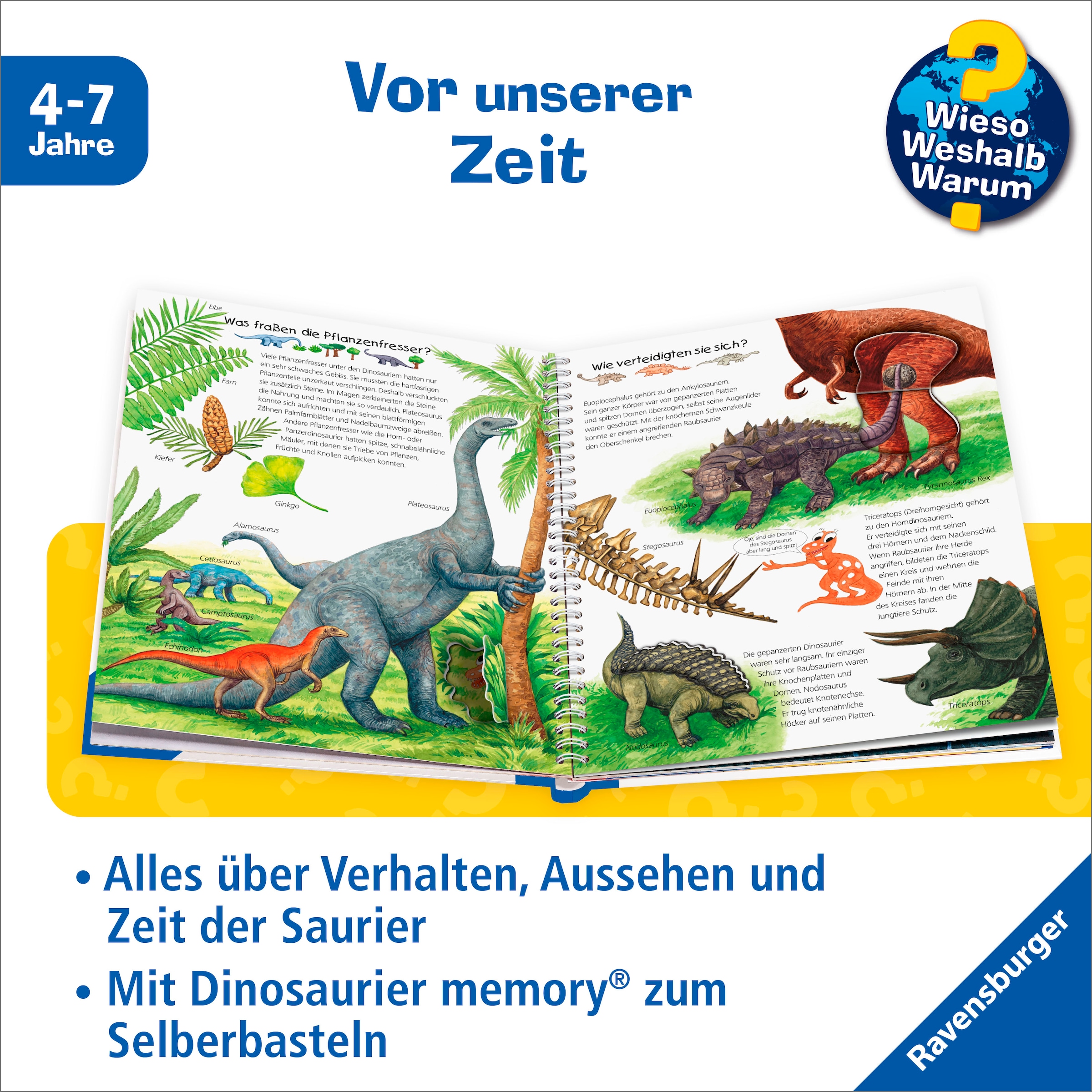 Ravensburger Buch »Wieso? Weshalb? Warum?, Band 12: Alles über Dinosaurier«
