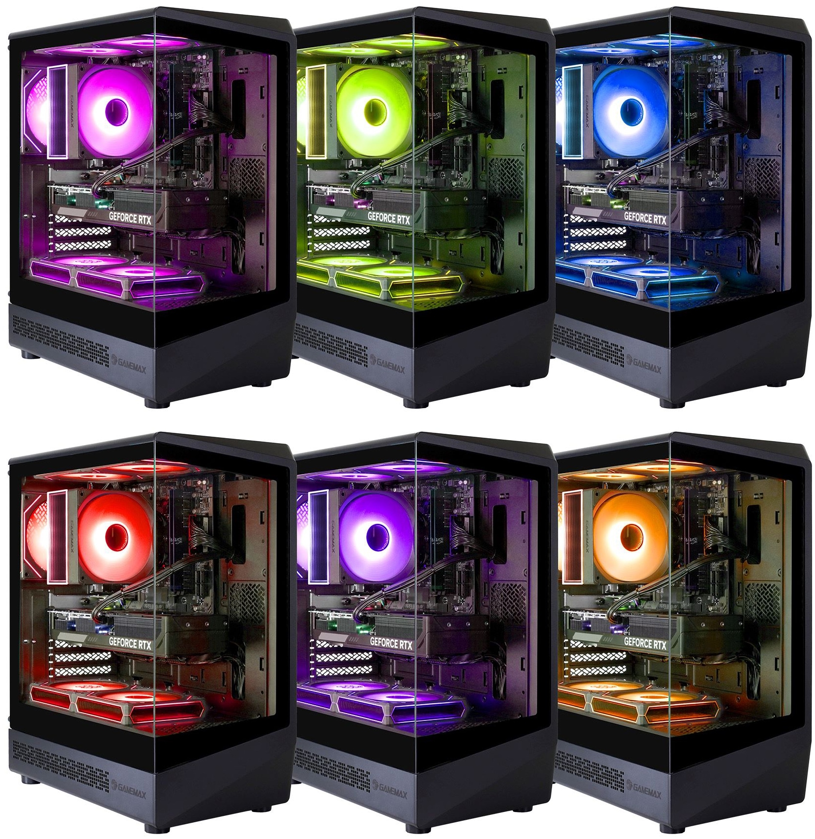 GAMEMAX Gaming-PC-Komplettsystem »GigaDeal VISTA COC AB 2789 Ryzen 5 7500F 16GB DDR5 1TB SSD RTX 5060Ti« 32 ″ AMD Ryzen 5 GeForce RTX™ 5060 Ti 16 GB RAM 1.000 GB SSD Windows 11, DDR5 RAM + Gigabyte GS32QCA LED-Monitor Curved, 80 cm 32"