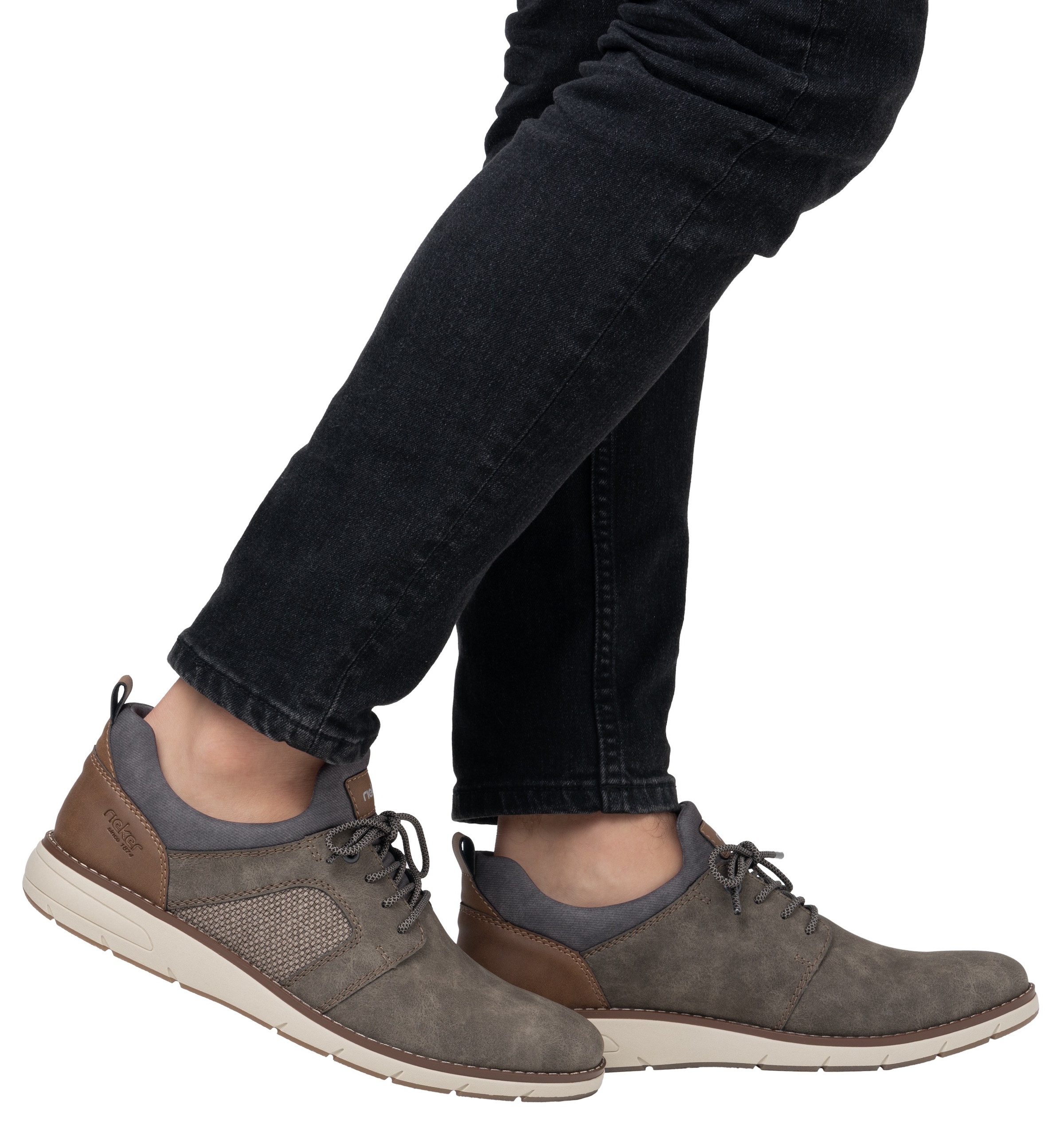 Rieker Slip-On Sneaker, Slipper, Freizeitschuh, Halbschuh mit modischer Laufsohle