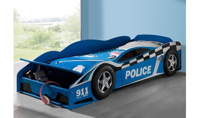 Vipack Kinderbett, Autobett "Polizei" mit Lattenrost kaufen
