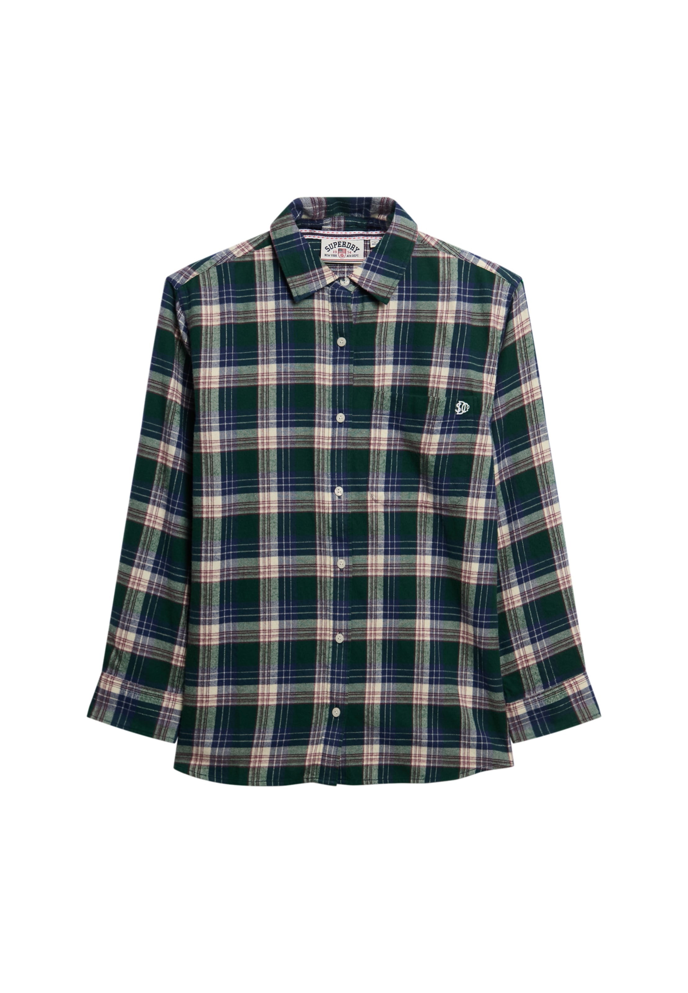 Superdry Karobluse »CHECK FLANNEL BOYFRIEND SHIRT«