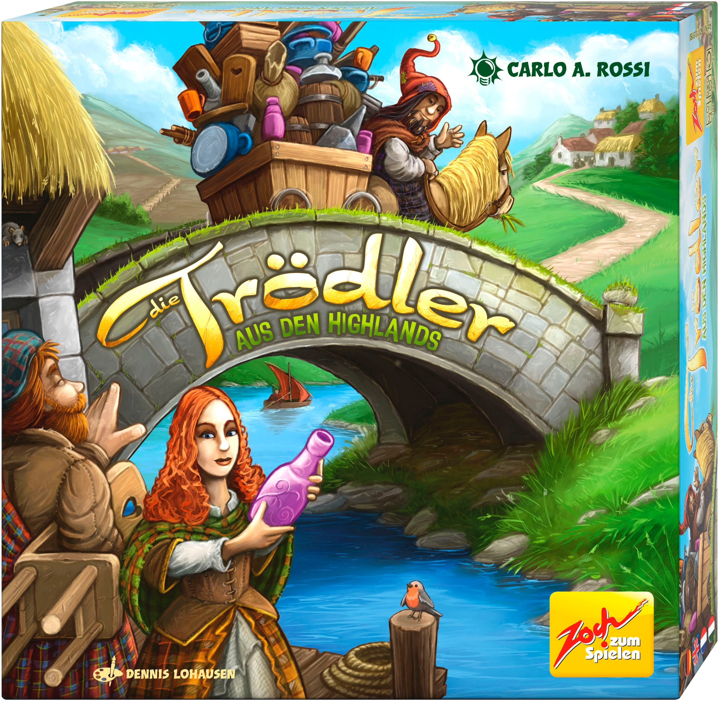 Spiel »Die Trödler aus den Highlands«, Made in Germany