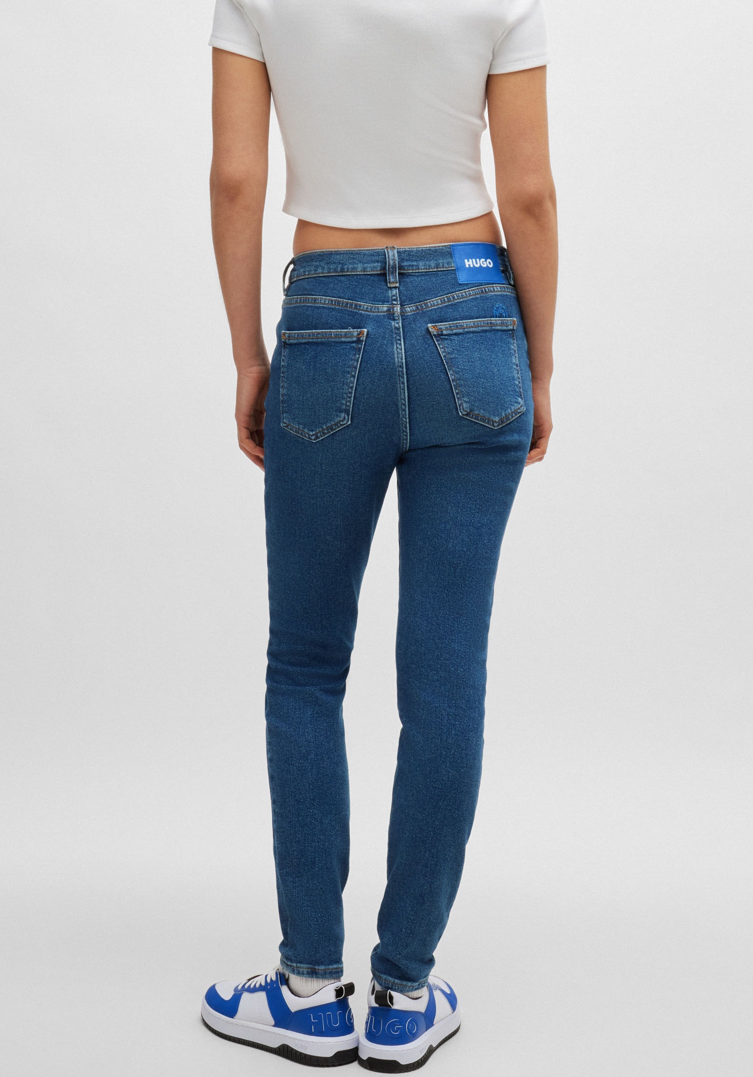 HUGO Blue Skinny-fit-Jeans »Malu«, Skinny Fit mit mittlerer Leibhöhe