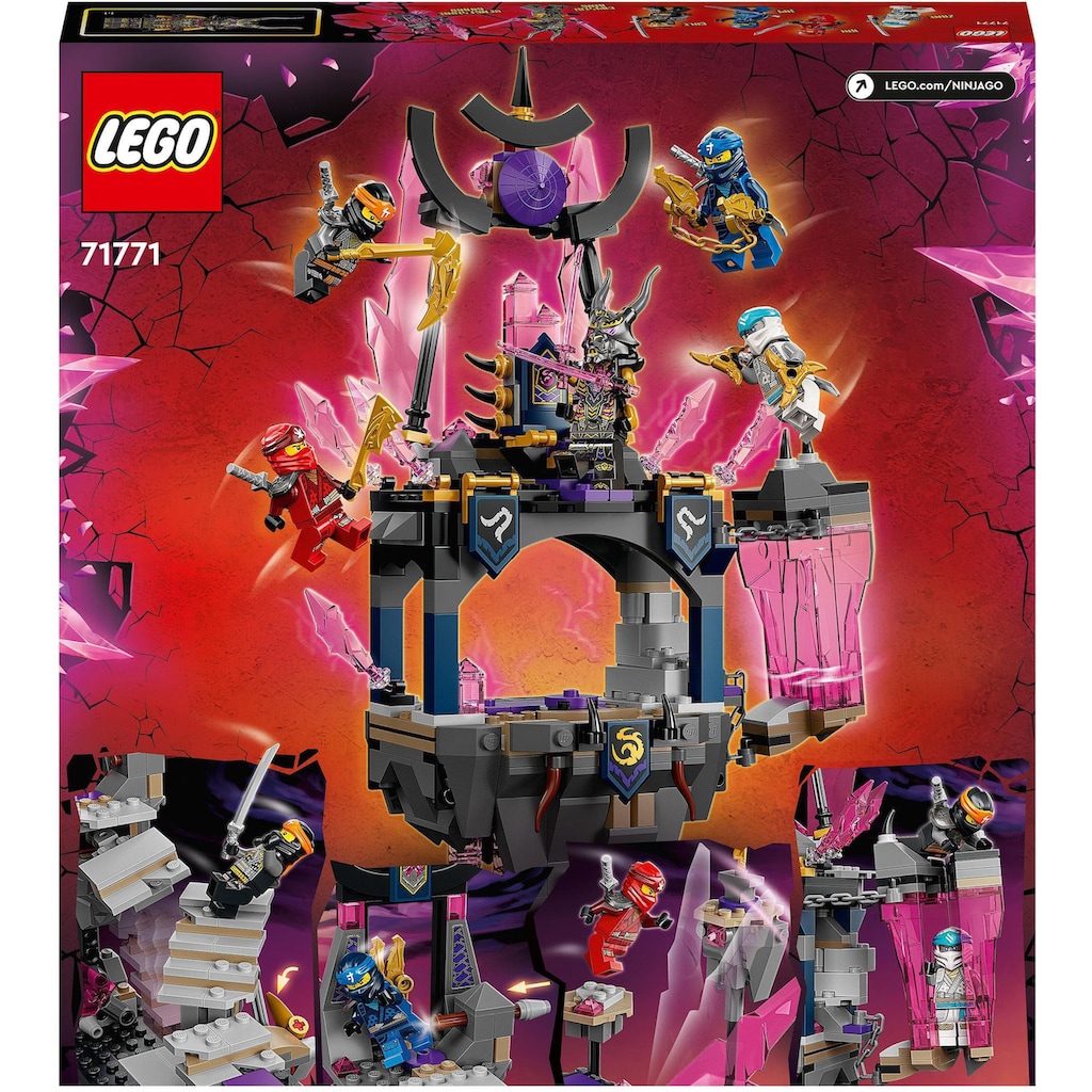 LEGO® Konstruktionsspielsteine »Der Tempel des Kristallkönigs (71771), LEGO® NINJAGO«, (703 St.)