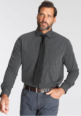 Man's World Businesshemd »mit passender Krawatte, Kentkragen, Brusttasche«, (Set, 2... kaufen
