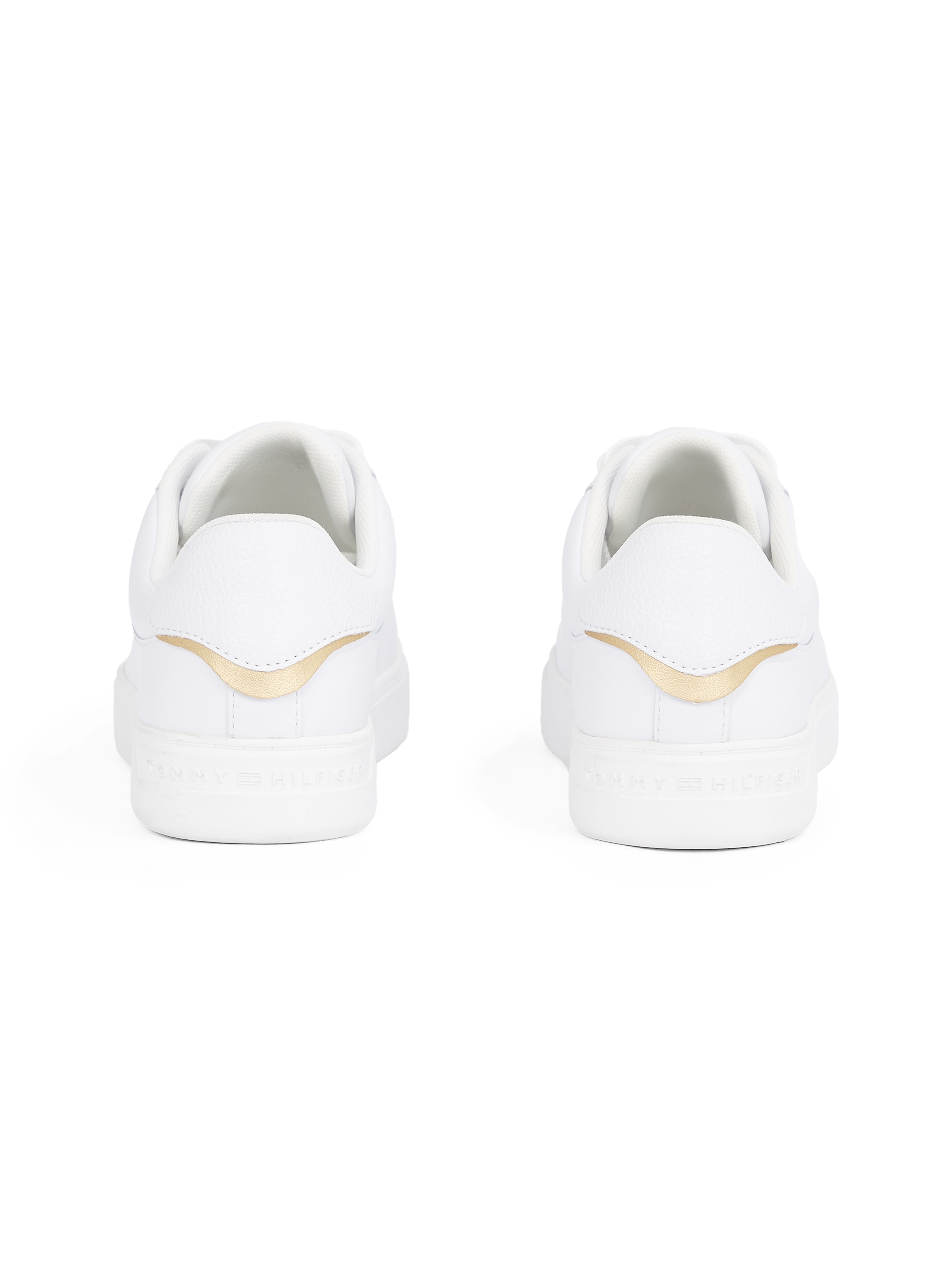 Tommy Hilfiger Plateausneaker »ESSENTIAL COURT SNEAKER«  , Freizeitschuh, Halbschuh, Schnürschuh mit Logoschriftzug