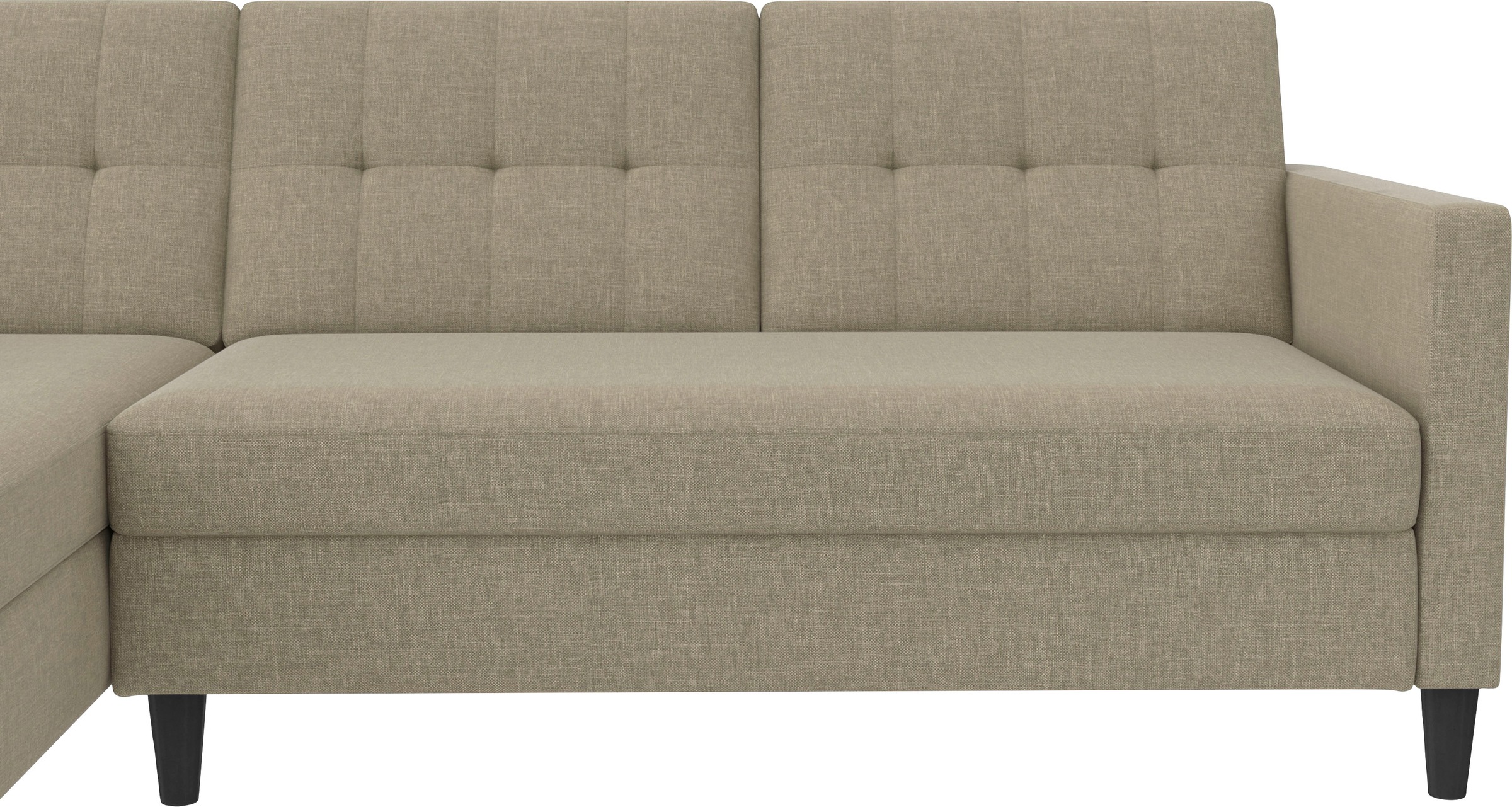 Dorel Home Ecksofa »Hartford II«, mit Bettfunktion und Stauraum, Recamiere beidseitig montierbar