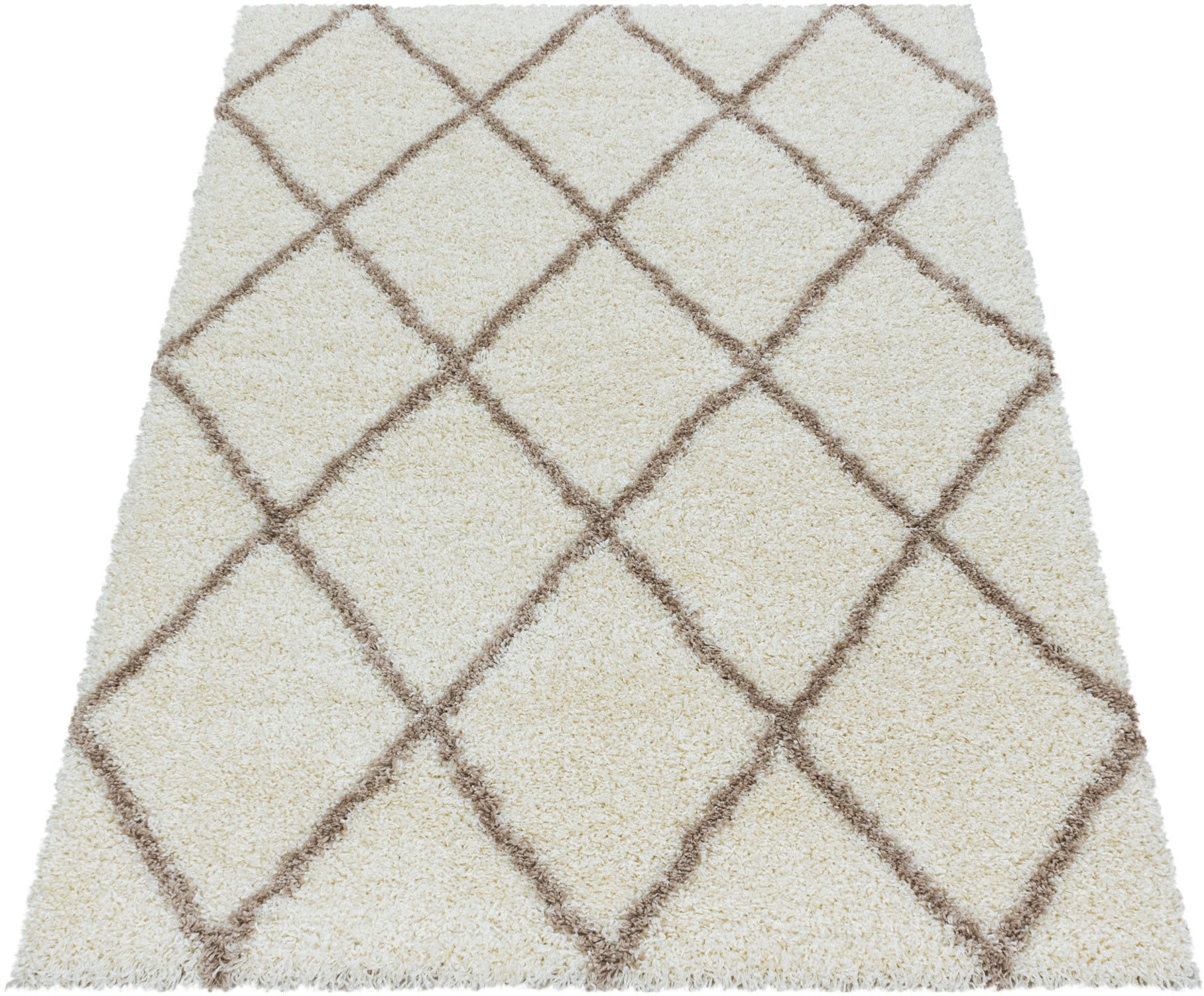 Ayyildiz Teppiche Hochflor-Teppich »ALVOR 3401«, rechteckig, 50 mm Höhe, Shaggy, Langflor, Läufer, pflegeleicht, Wohnzimmer