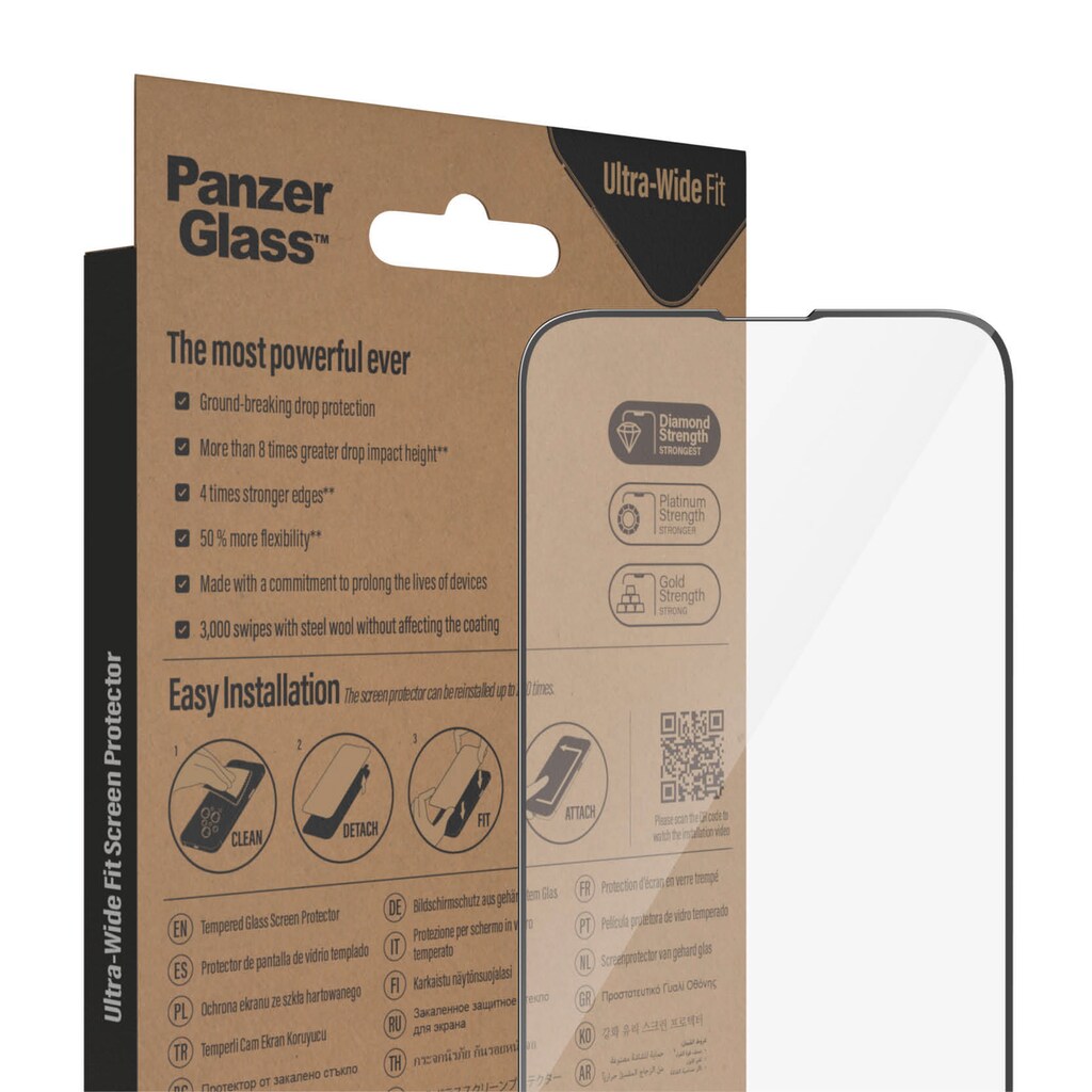 PanzerGlass Displayschutzglas »iPhone 14/13/13 Pro Ultrawide AB«